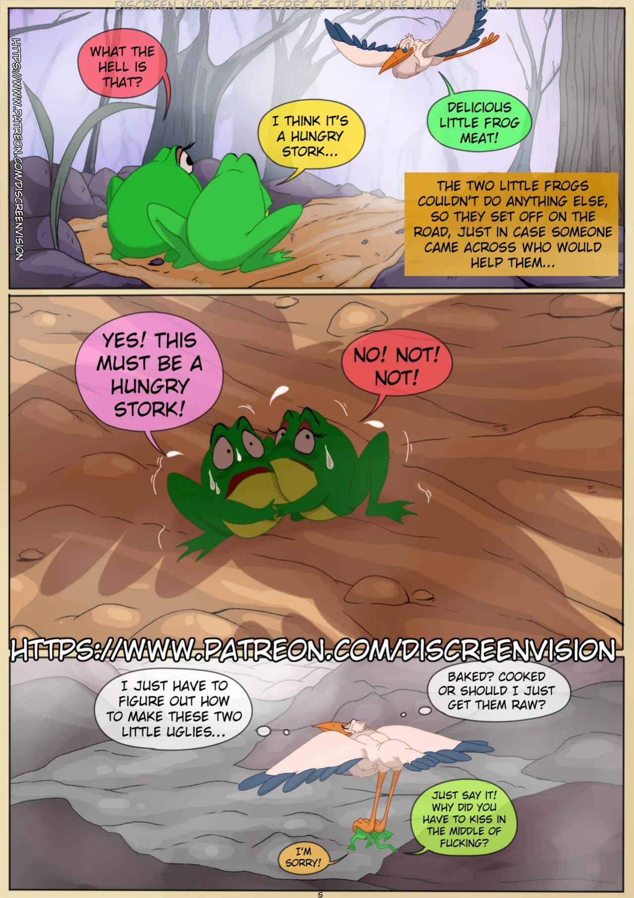 Discreen Vision- Halloween Comic