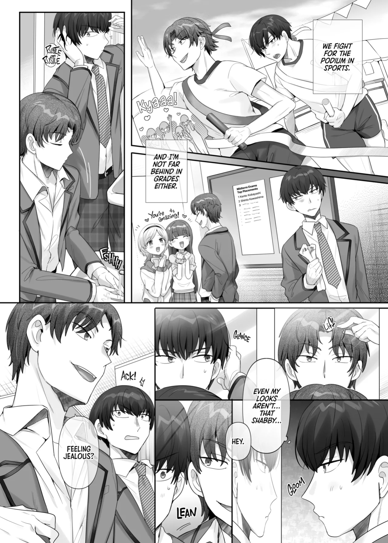[Amuai Okashi Seisakusho (Hiiragi Popura, Ochita Ato Daisuki Samurai)] Ore wa Aitsu no Imouto Dorei | My Rival Turned Me Into His Genderbent Sex Pet