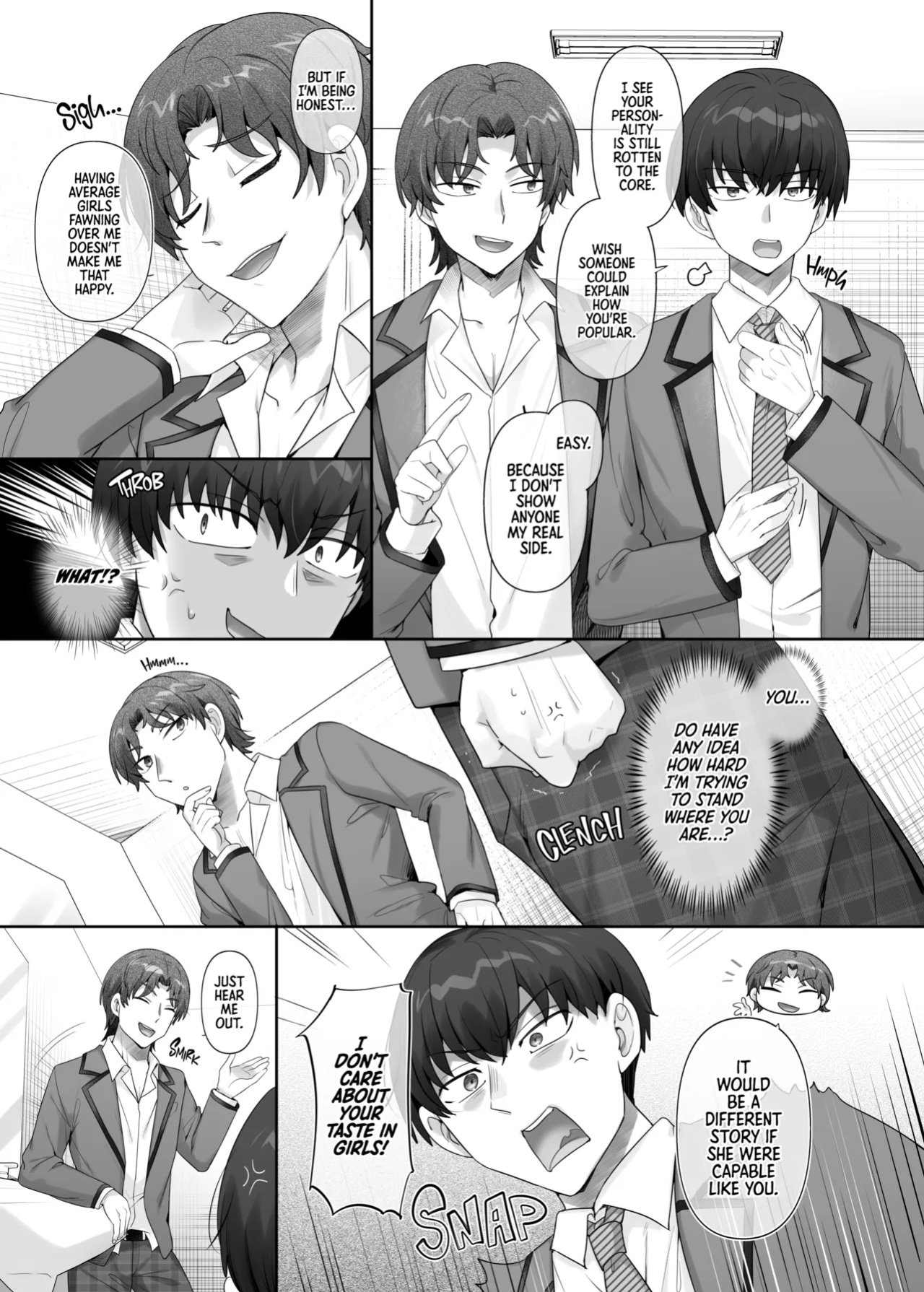 [Amuai Okashi Seisakusho (Hiiragi Popura, Ochita Ato Daisuki Samurai)] Ore wa Aitsu no Imouto Dorei | My Rival Turned Me Into His Genderbent Sex Pet