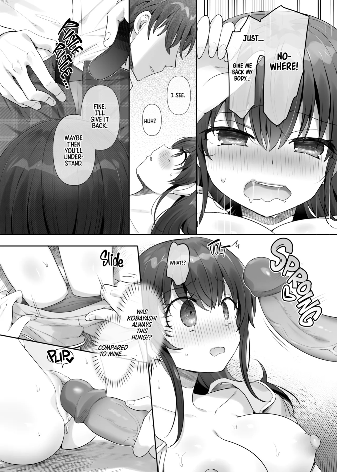 [Amuai Okashi Seisakusho (Hiiragi Popura, Ochita Ato Daisuki Samurai)] Ore wa Aitsu no Imouto Dorei | My Rival Turned Me Into His Genderbent Sex Pet