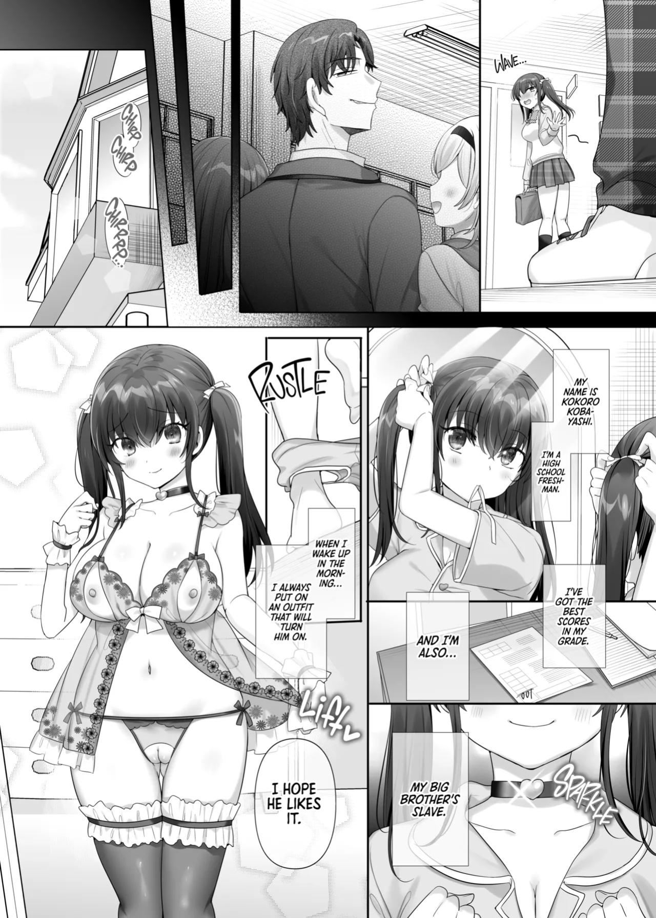 [Amuai Okashi Seisakusho (Hiiragi Popura, Ochita Ato Daisuki Samurai)] Ore wa Aitsu no Imouto Dorei | My Rival Turned Me Into His Genderbent Sex Pet