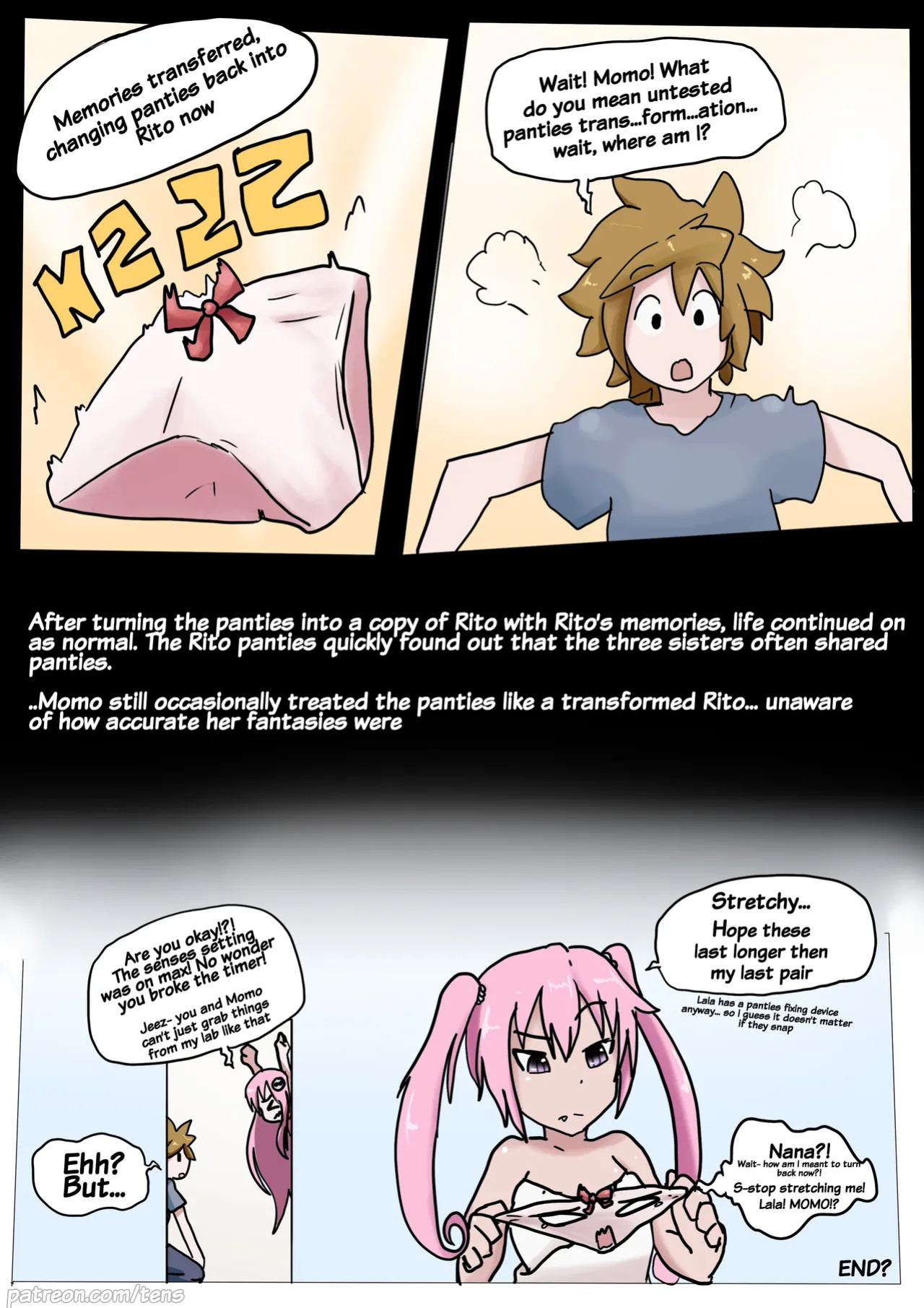 [Teniko] Momo's Panties (+Christmas Special)