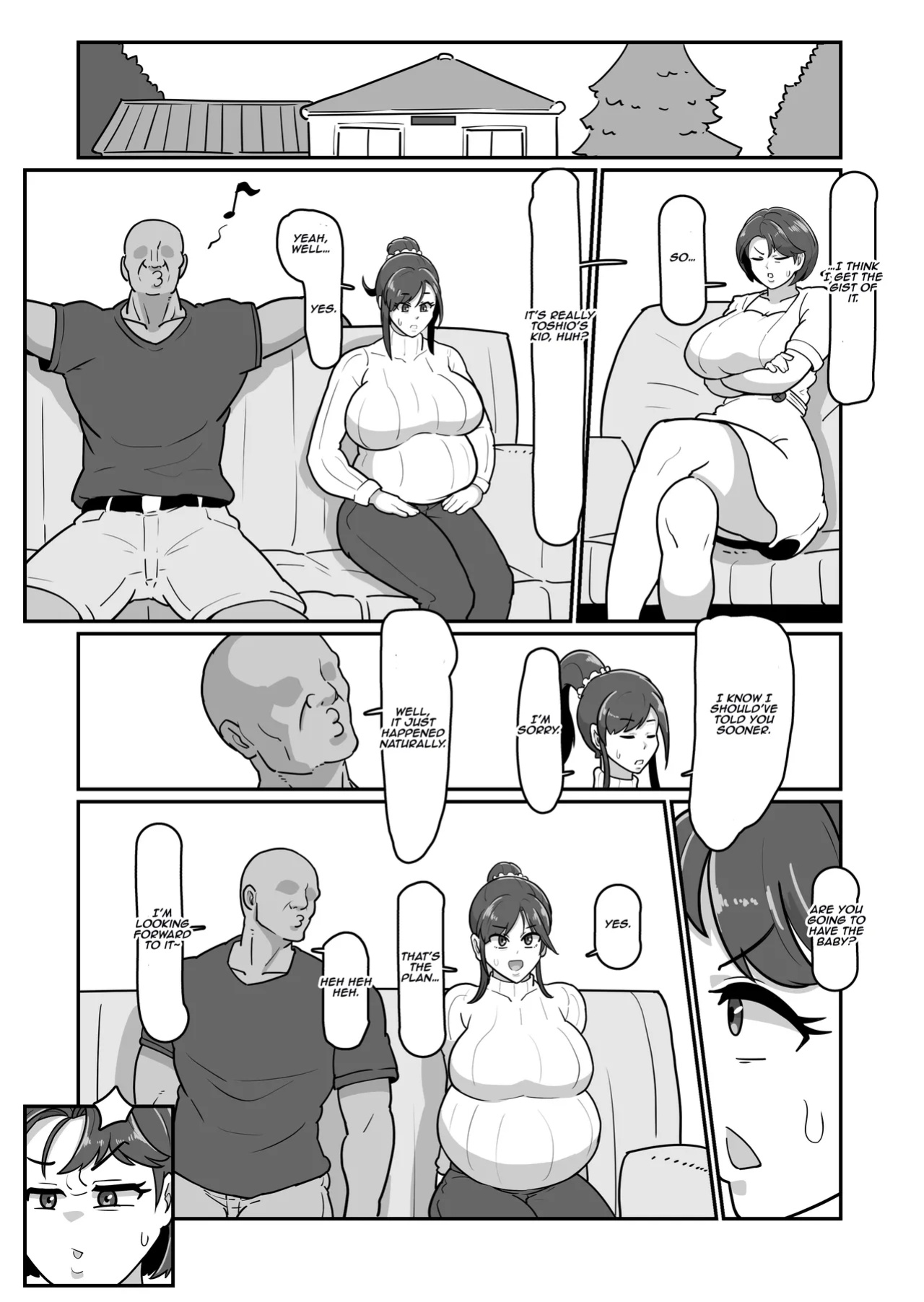 [Boundary (Sakai)] Bote Haha ~Ore o Jikka kara Oidashita Mukatsuku Hahaoya o Muriyari Haramasete Botehara Sex Zanmai!~ | Pregnant Mom ~ I impregnated My Annoying Mother Who Kicked Me Out of the Family Home and Had Pregnant Sex! ~ [Aishi21]