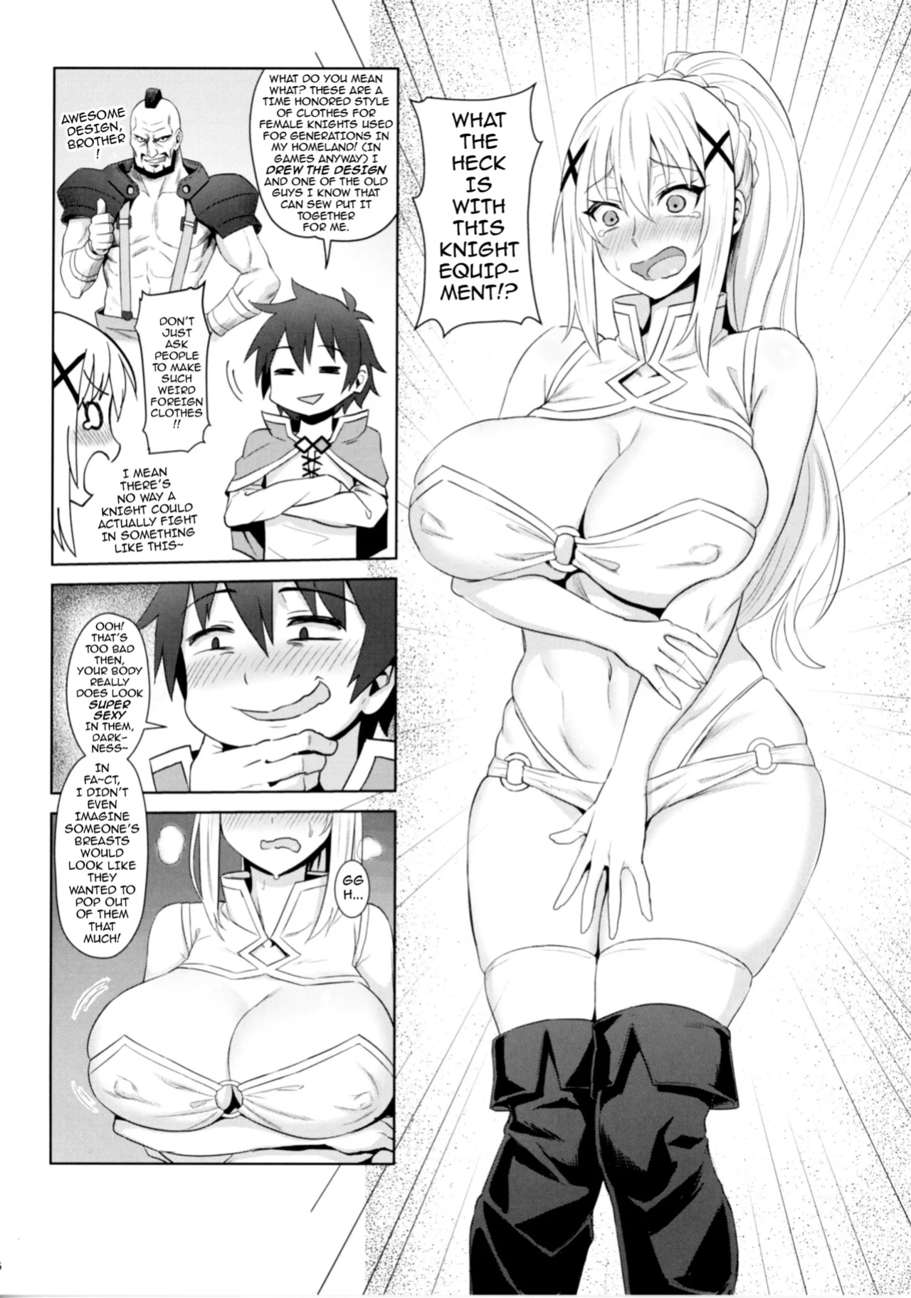(C92) [COMEX (Zhen Lu)] Kono Daraku Shita Onna Kishi ni Syukufuku o! God’s Blessings on This Corrupted Female Knight! (Kono Subarashii Sekai ni Syukufuku o!) {darknight}