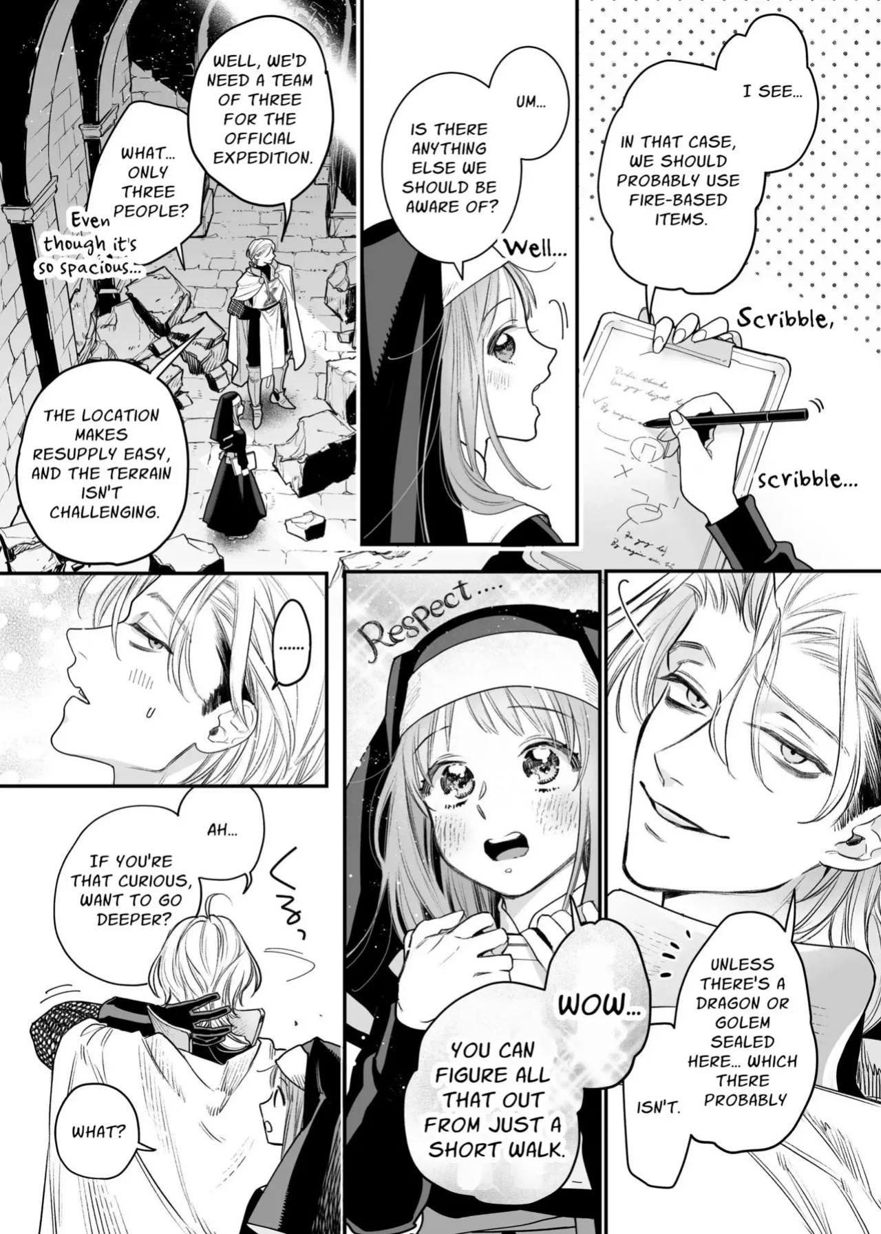 [Visualize (ENVY)] Tada no Osananajimi no Hazudatta Kiyoshi Kishi ga Danjon no Misshitsu de Sekinen no Shūchaku o Kokuhaku Shitekita!?｜The Holy Knight Who Was Supposed To Be My Friend Confesses His Obsession For Me In A Dungeon Room [Chocolate]