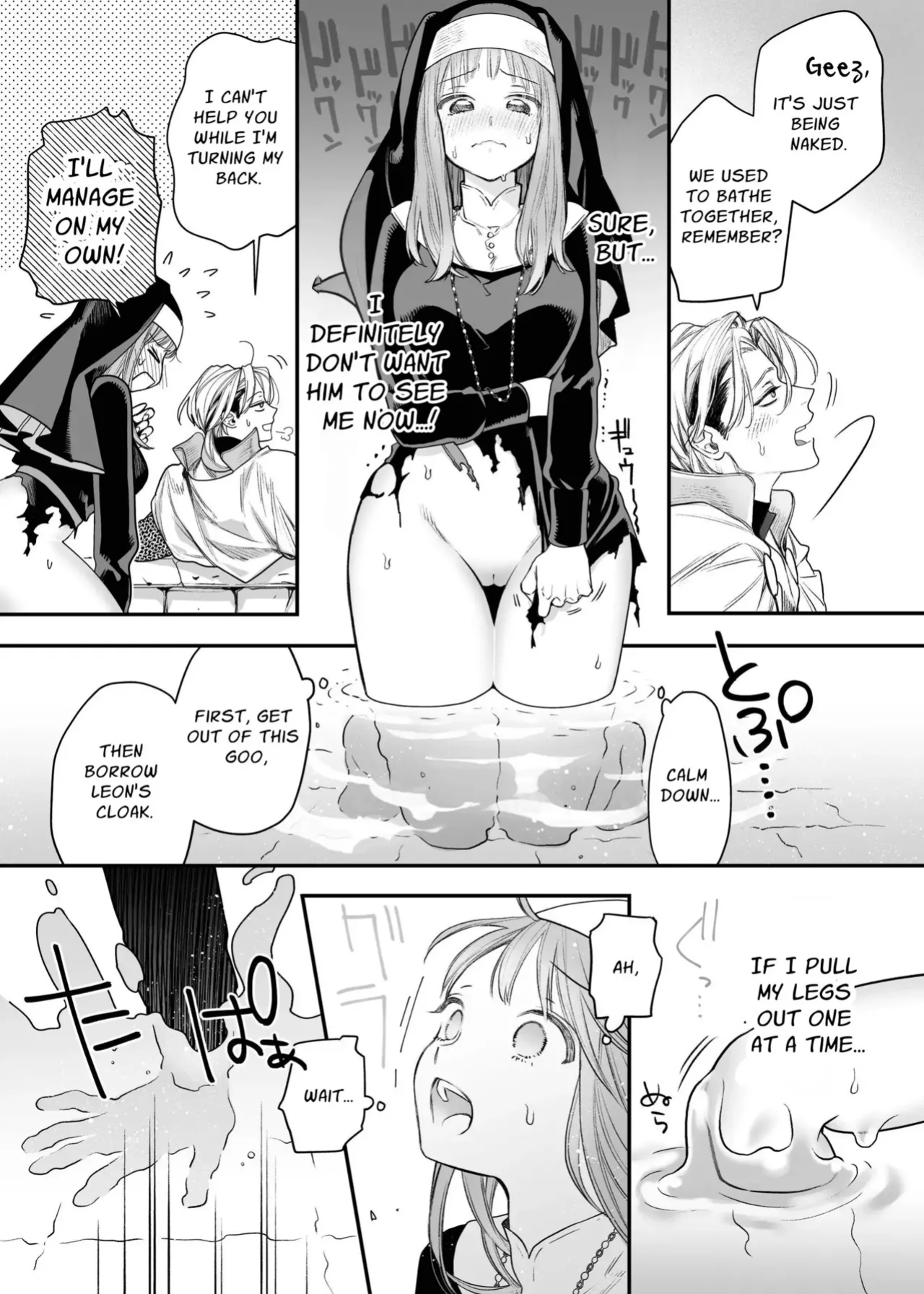 [Visualize (ENVY)] Tada no Osananajimi no Hazudatta Kiyoshi Kishi ga Danjon no Misshitsu de Sekinen no Shūchaku o Kokuhaku Shitekita!?｜The Holy Knight Who Was Supposed To Be My Friend Confesses His Obsession For Me In A Dungeon Room [Chocolate]