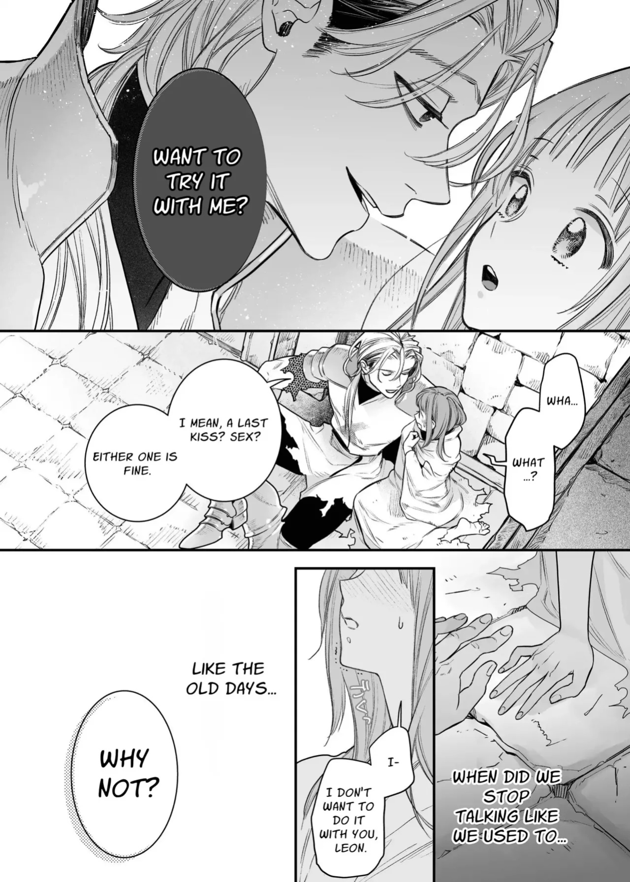 [Visualize (ENVY)] Tada no Osananajimi no Hazudatta Kiyoshi Kishi ga Danjon no Misshitsu de Sekinen no Shūchaku o Kokuhaku Shitekita!?｜The Holy Knight Who Was Supposed To Be My Friend Confesses His Obsession For Me In A Dungeon Room [Chocolate]