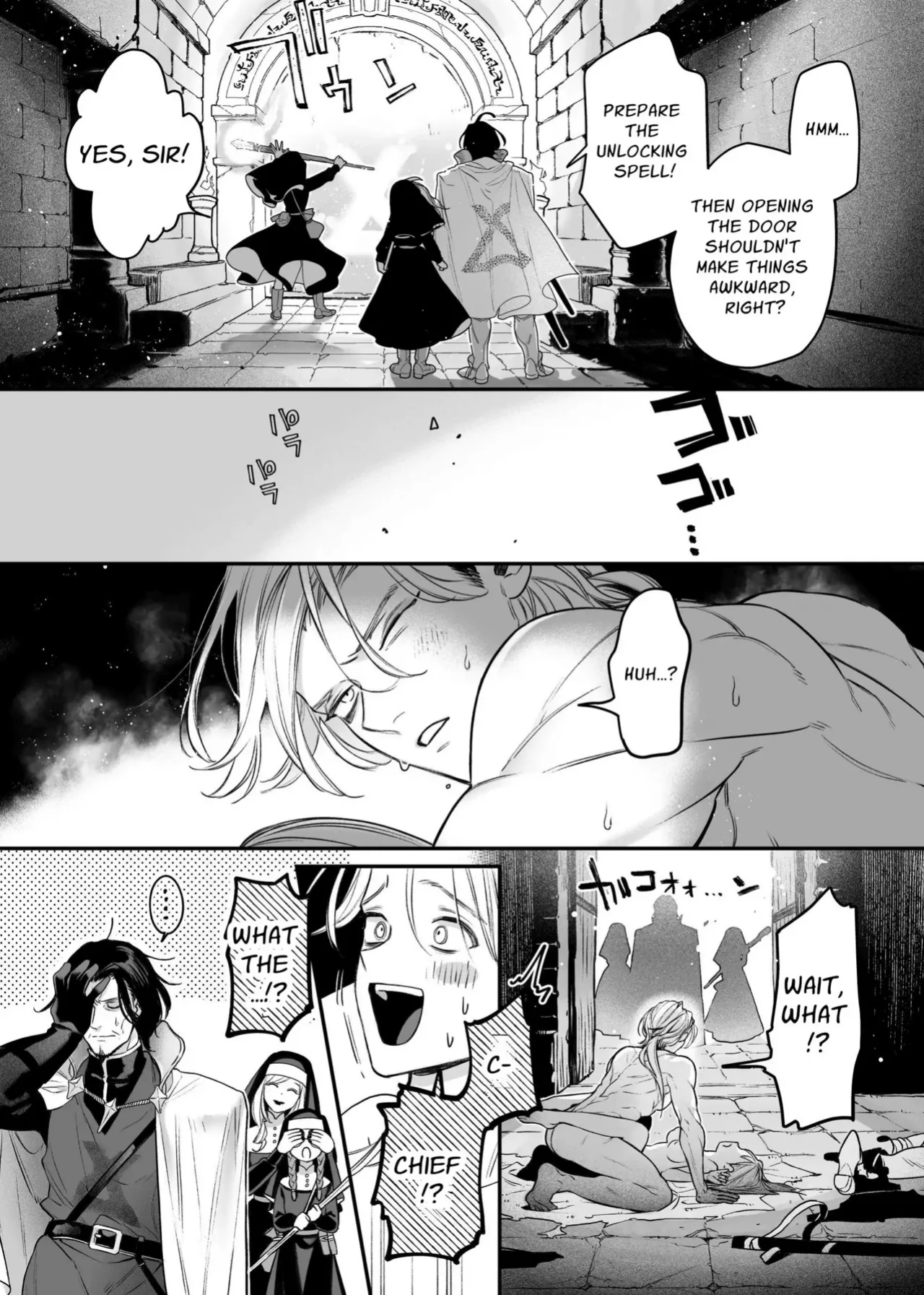 [Visualize (ENVY)] Tada no Osananajimi no Hazudatta Kiyoshi Kishi ga Danjon no Misshitsu de Sekinen no Shūchaku o Kokuhaku Shitekita!?｜The Holy Knight Who Was Supposed To Be My Friend Confesses His Obsession For Me In A Dungeon Room [Chocolate]
