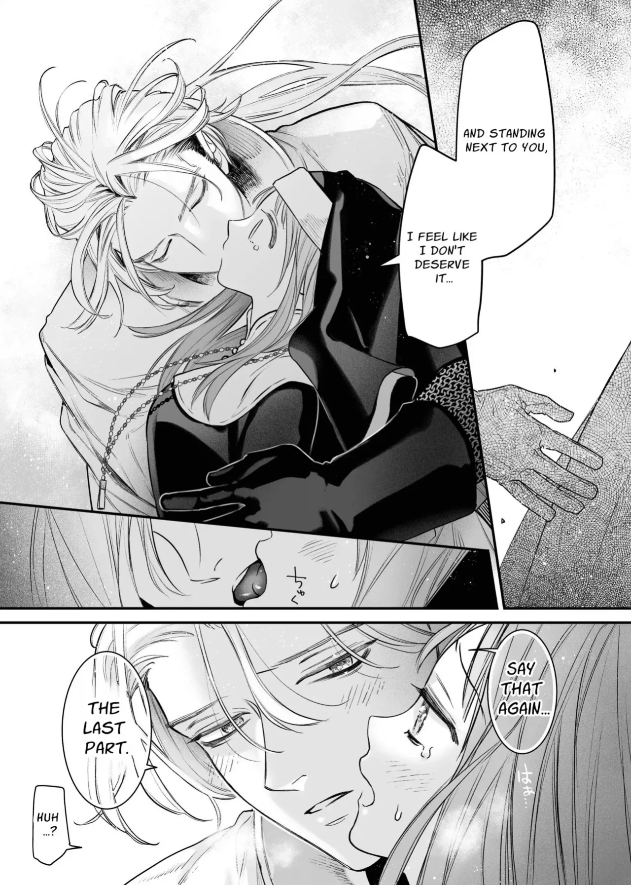 [Visualize (ENVY)] Tada no Osananajimi no Hazudatta Kiyoshi Kishi ga Danjon no Misshitsu de Sekinen no Shūchaku o Kokuhaku Shitekita!?｜The Holy Knight Who Was Supposed To Be My Friend Confesses His Obsession For Me In A Dungeon Room [Chocolate]