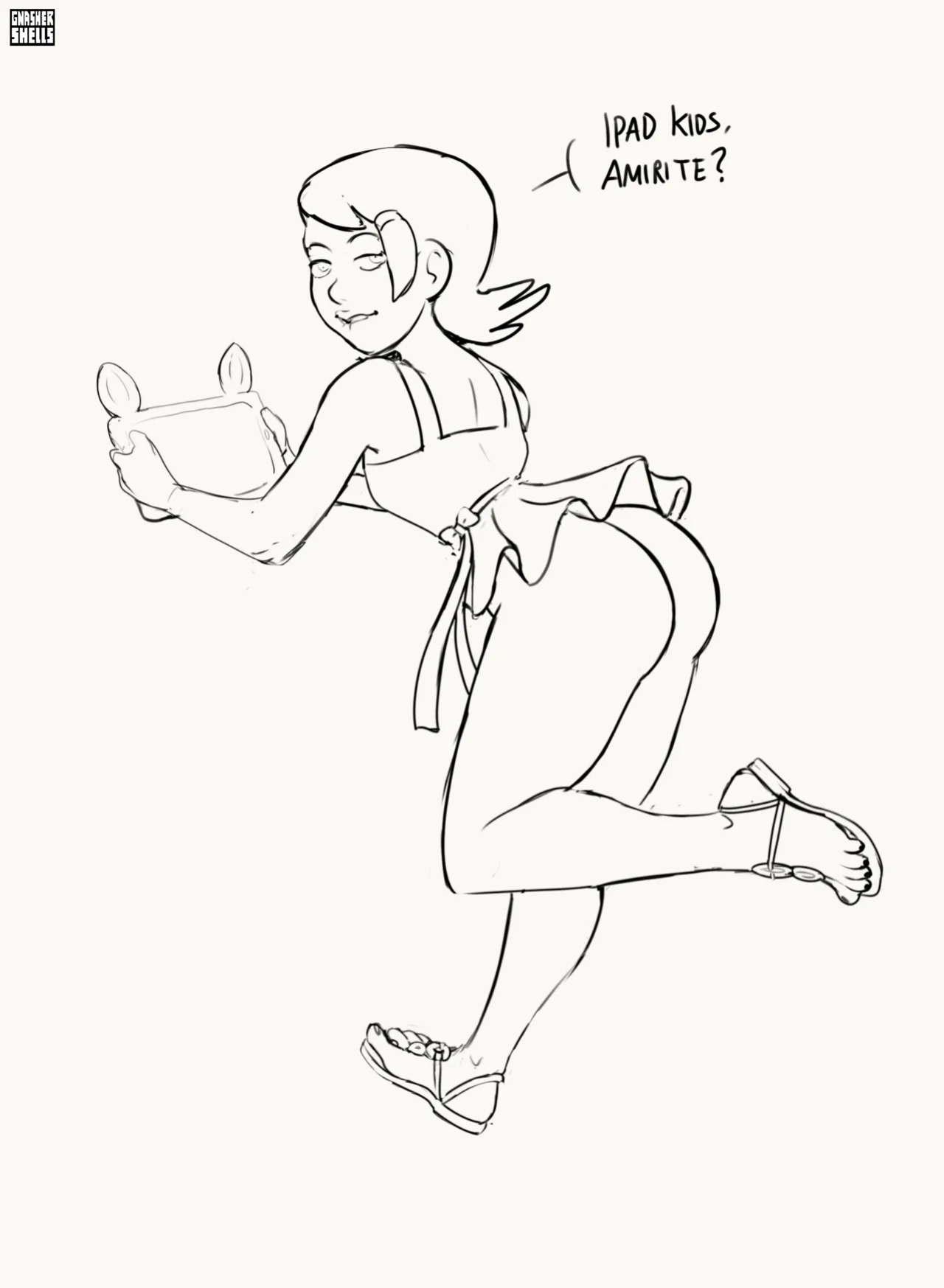 [GnasherShells] iPad Gwen (Ben 10)