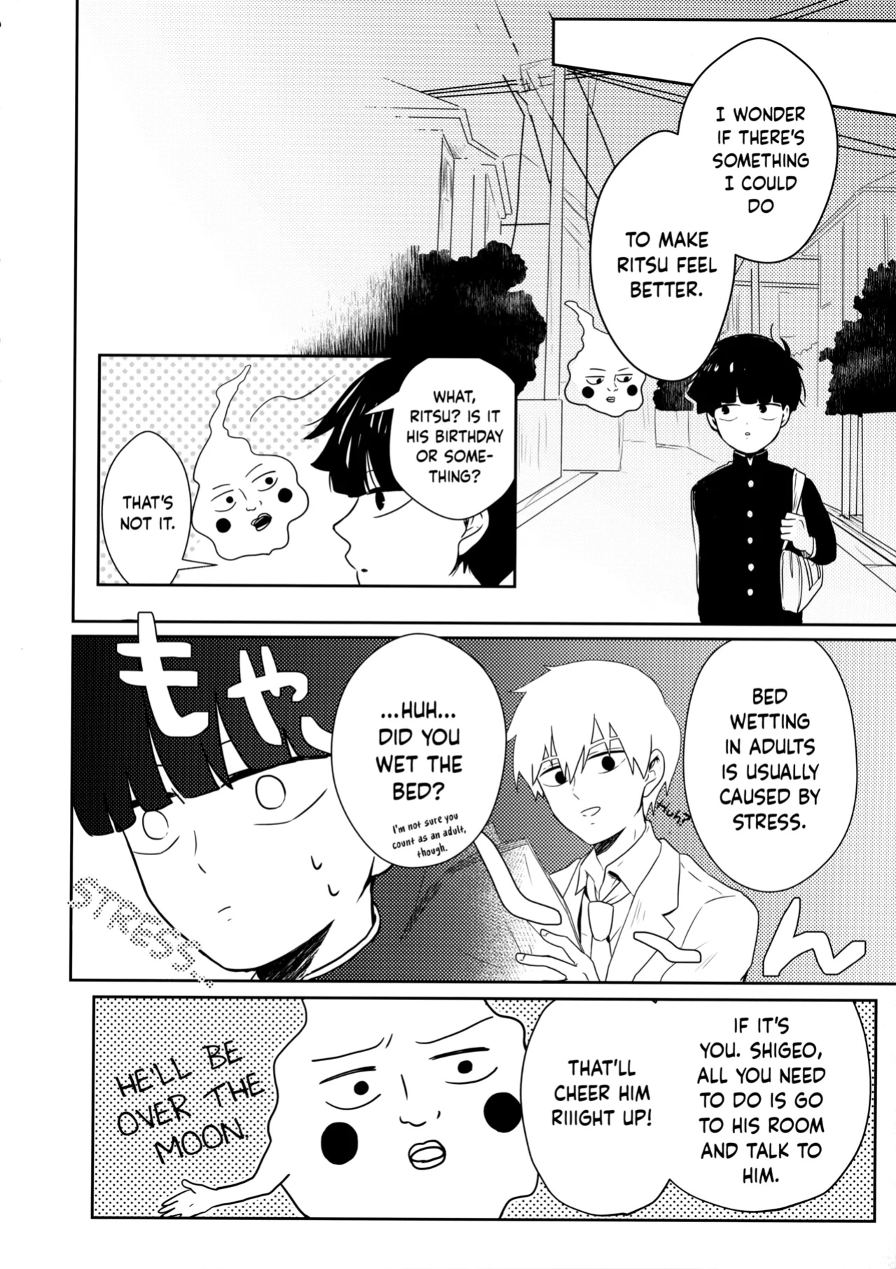 (ONE→HUNDRED 7) [Kedama MONSTER (MAYUKA)] Tatoeba Sore wa Bokutachi no (Mob Psycho 100) {Chin²}