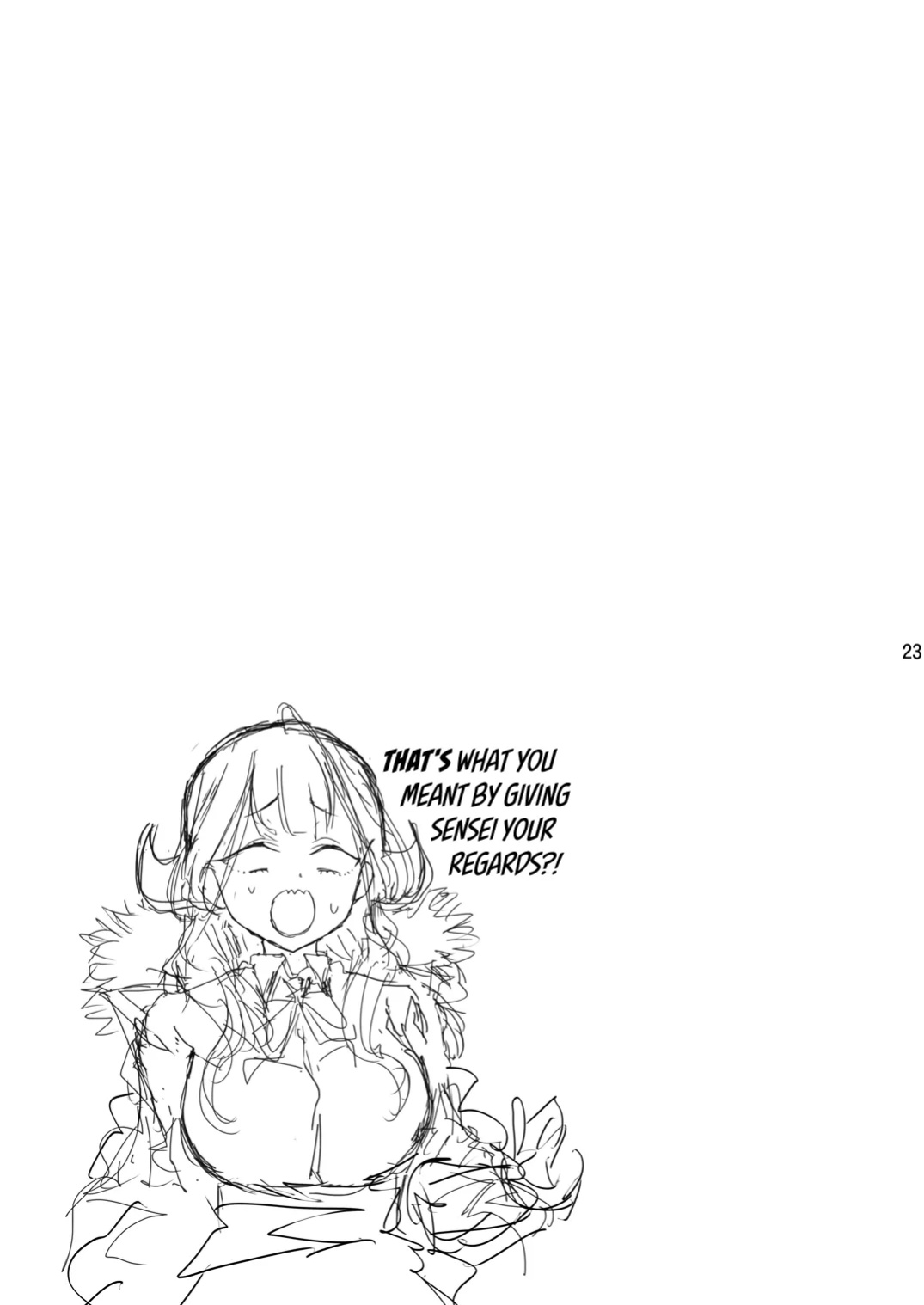 [Vagina Dentata (Hirota Masatane)] Sensei ni Goaisatsu o | Giving My Regards to Sensei (Blue Archive) [Cuddlebuns]
