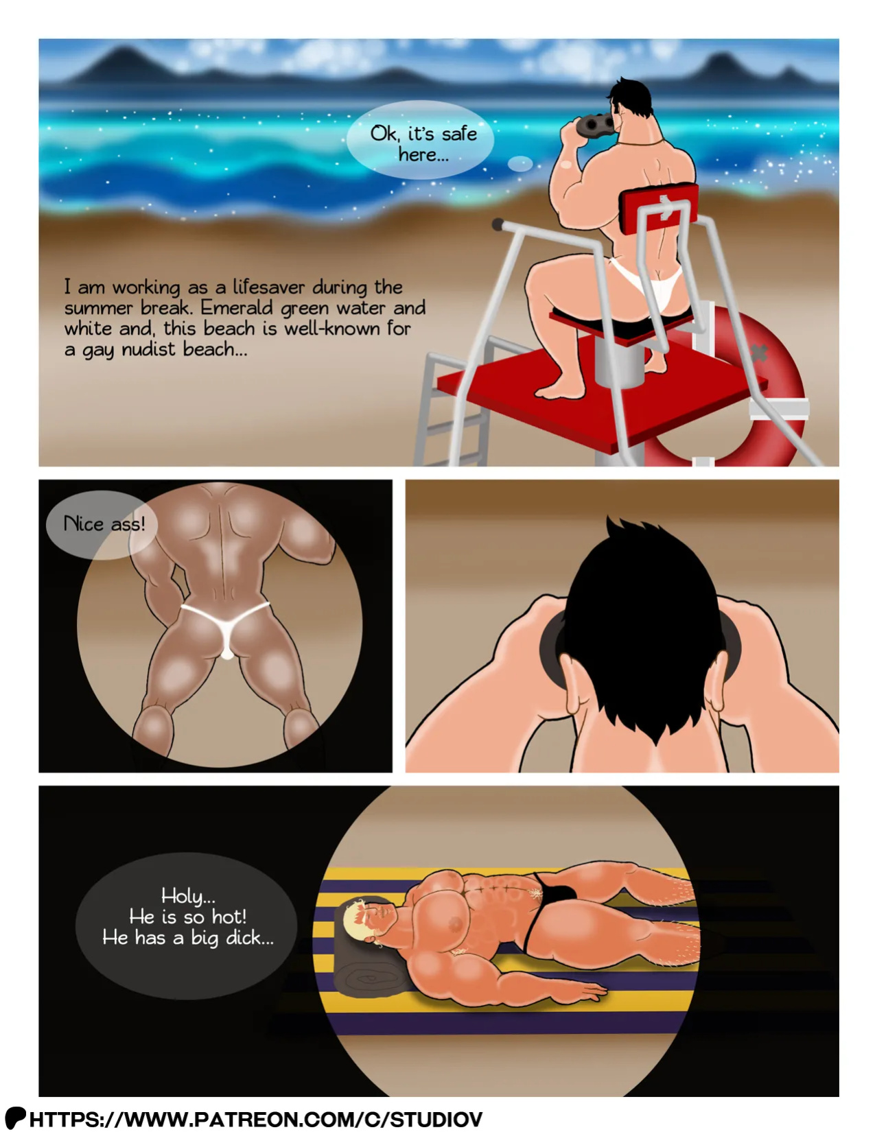 [Shirokuma Danshi (Studio V)] Carlos on the beach EP1