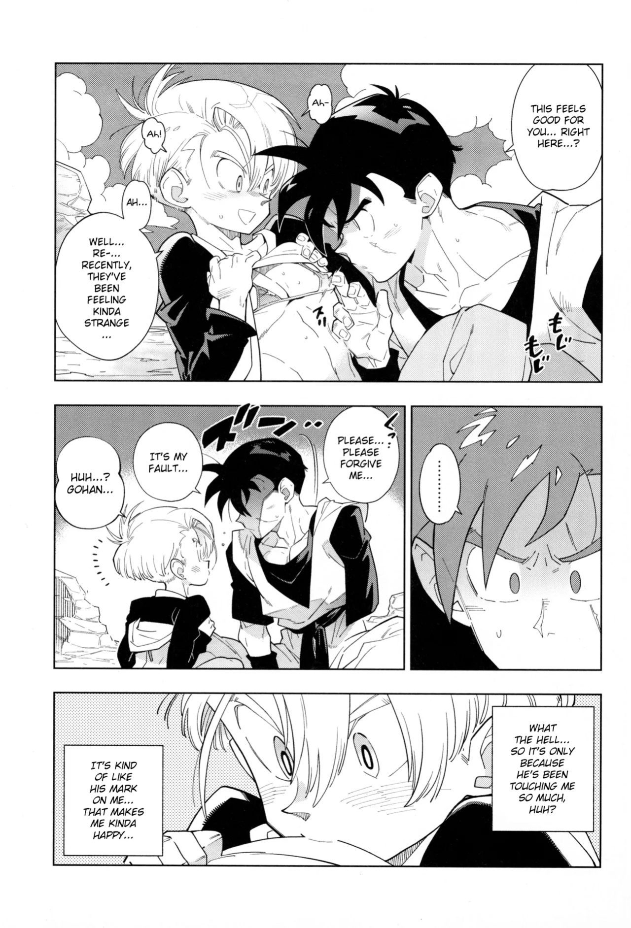 (ShotaFes 17) [Article 60 of Criminal Code (Shuhan)] Nee Gohan-san Micro Bikini Suki desu ka? | Hey Gohan, Do You Like Microbikinis? (Dragon Ball Z) {Chin²}