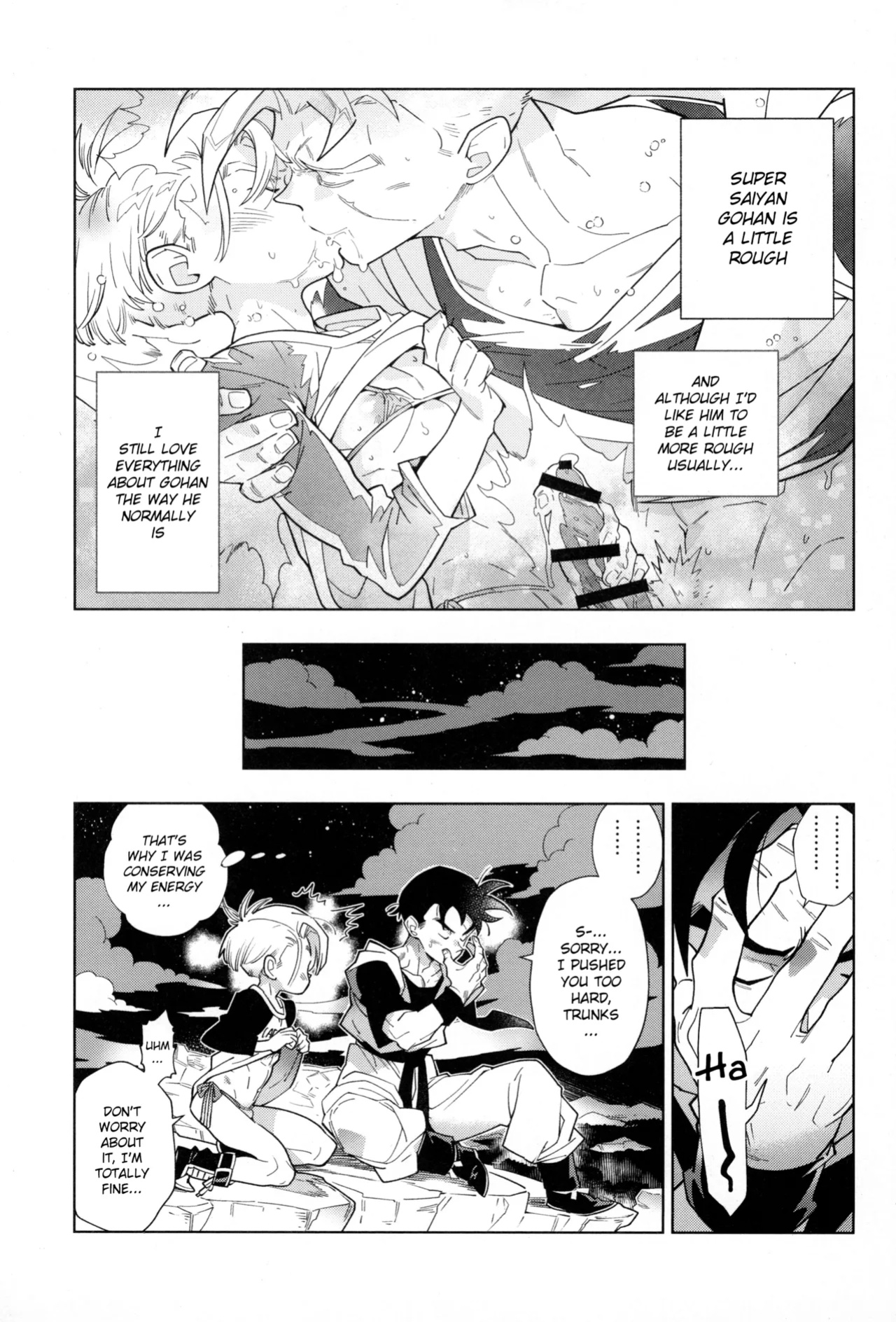 (ShotaFes 17) [Article 60 of Criminal Code (Shuhan)] Nee Gohan-san Micro Bikini Suki desu ka? | Hey Gohan, Do You Like Microbikinis? (Dragon Ball Z) {Chin²}