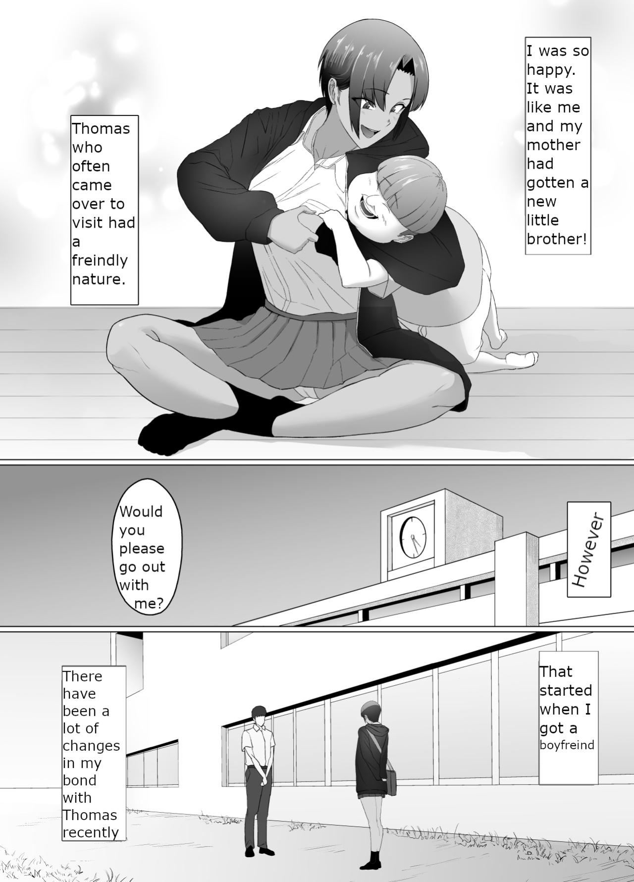The girl next door is really careless, So I had to put her in her place (english)