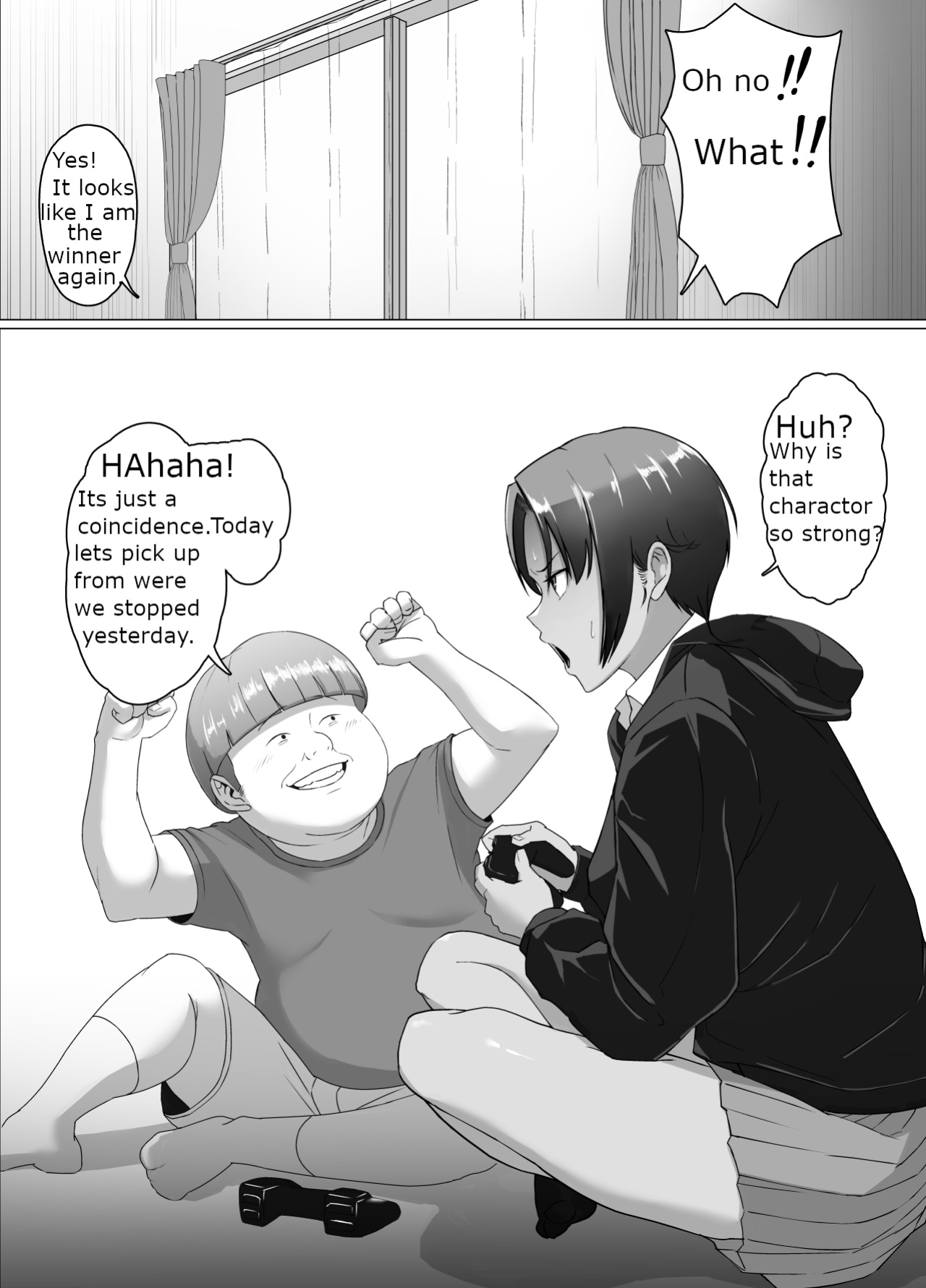 The girl next door is really careless, So I had to put her in her place (english)