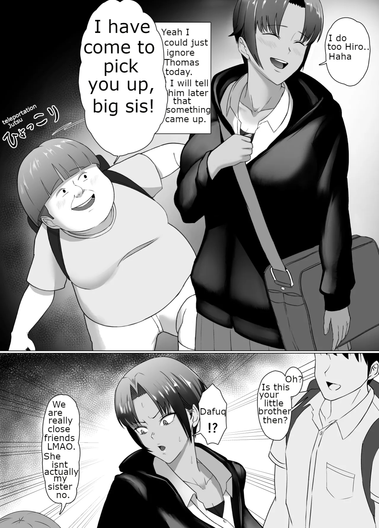 The girl next door is really careless, So I had to put her in her place (english)