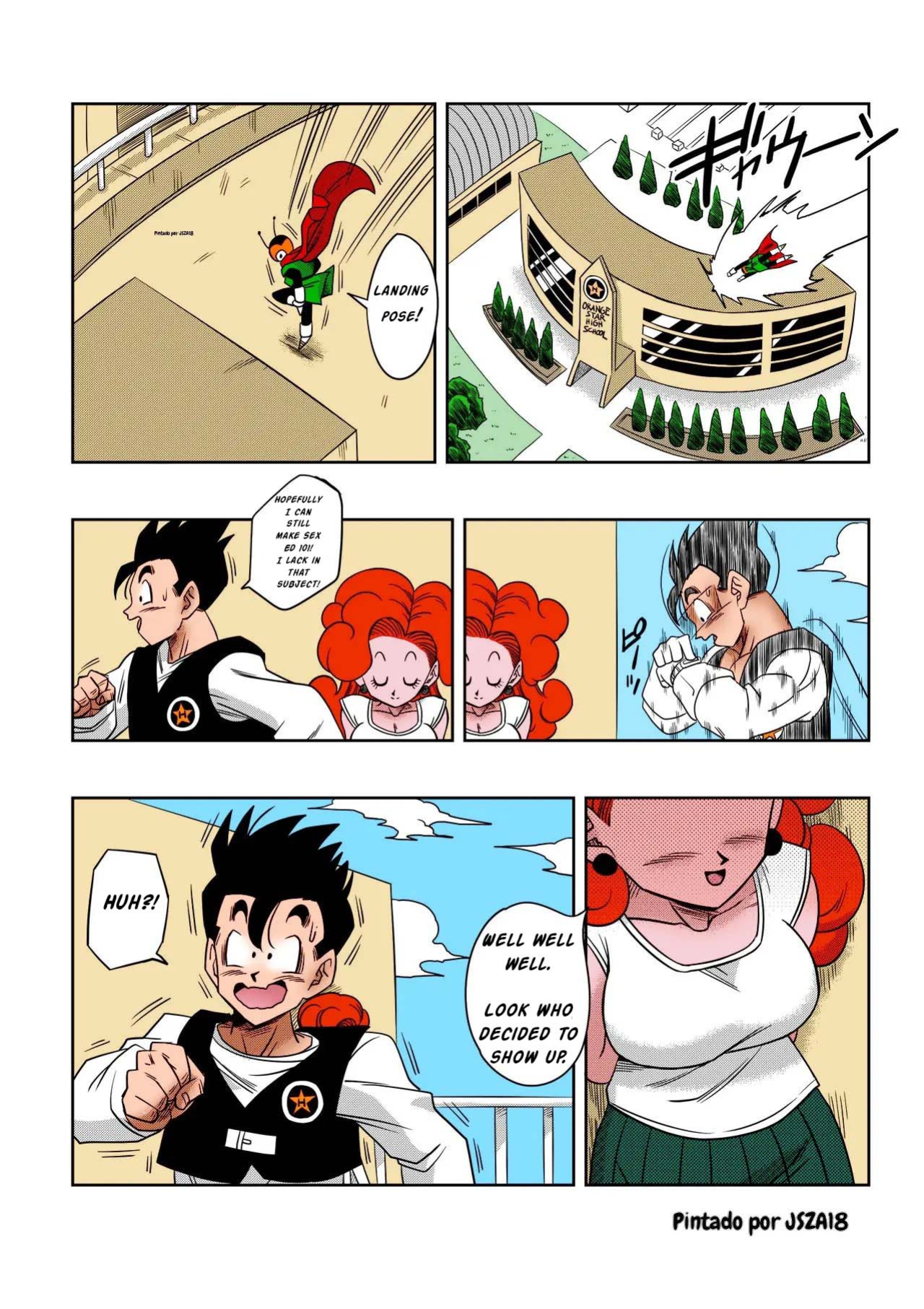 [Yamamoto] LOVE TRIANGLE Z Part 1-4 (Dragon Ball Z) [英语] [全彩未修正]