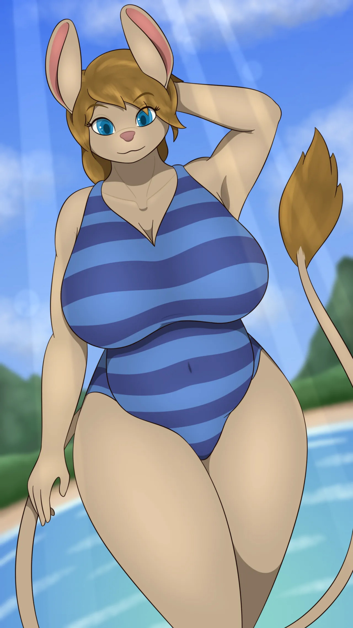 [JohnMarten] Cricket and Ayla, Jerboa Girl and Mom (OCs)
