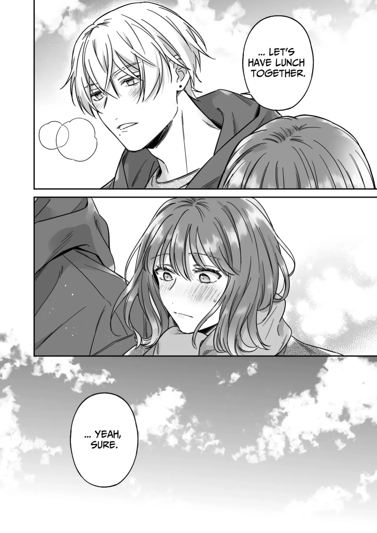 [THE Waidan (Yasuda Meshimeshi, Roni)] Saenai Dōki no Kobayashi wa Watashi no Higyaku Ganbō o Mitashite Kureru ｜I'm Not Content With Being Just Osada's "Male Friend"!