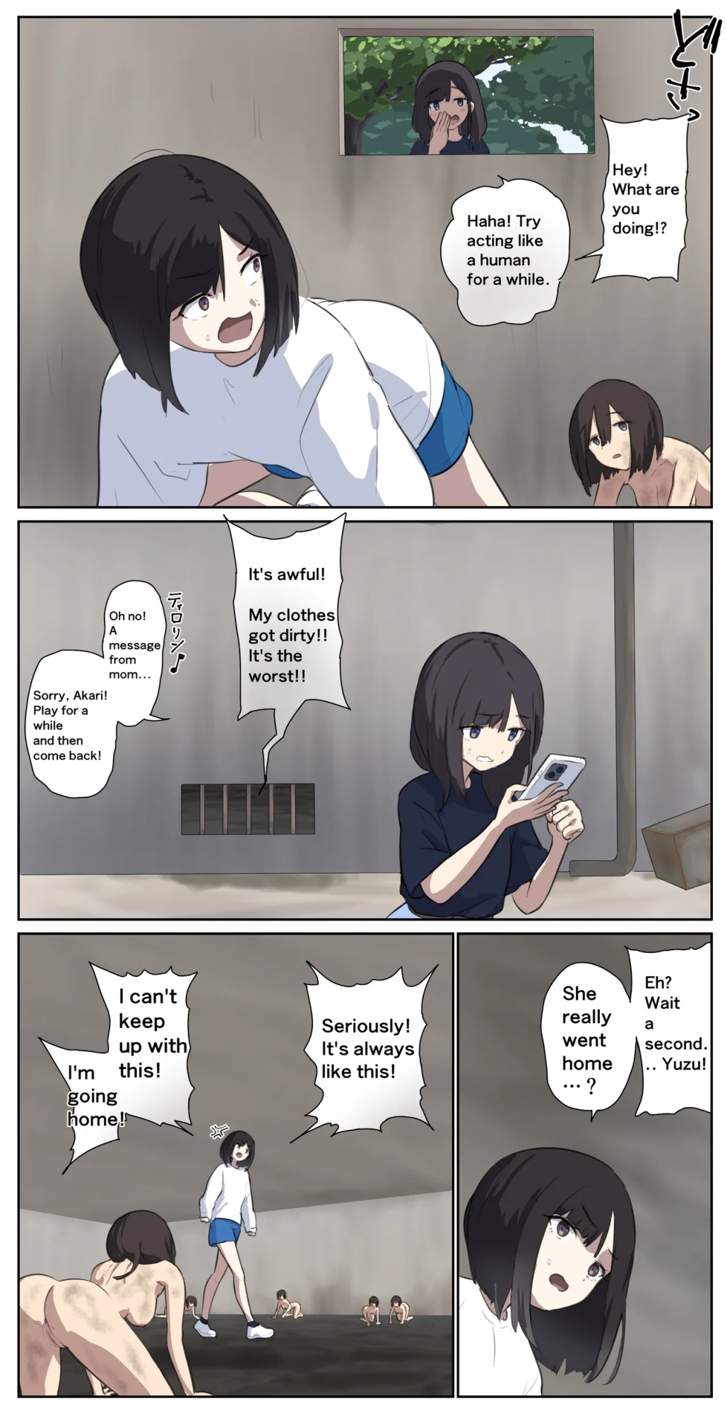 A girl left in a human barn by her friend《Part 1》