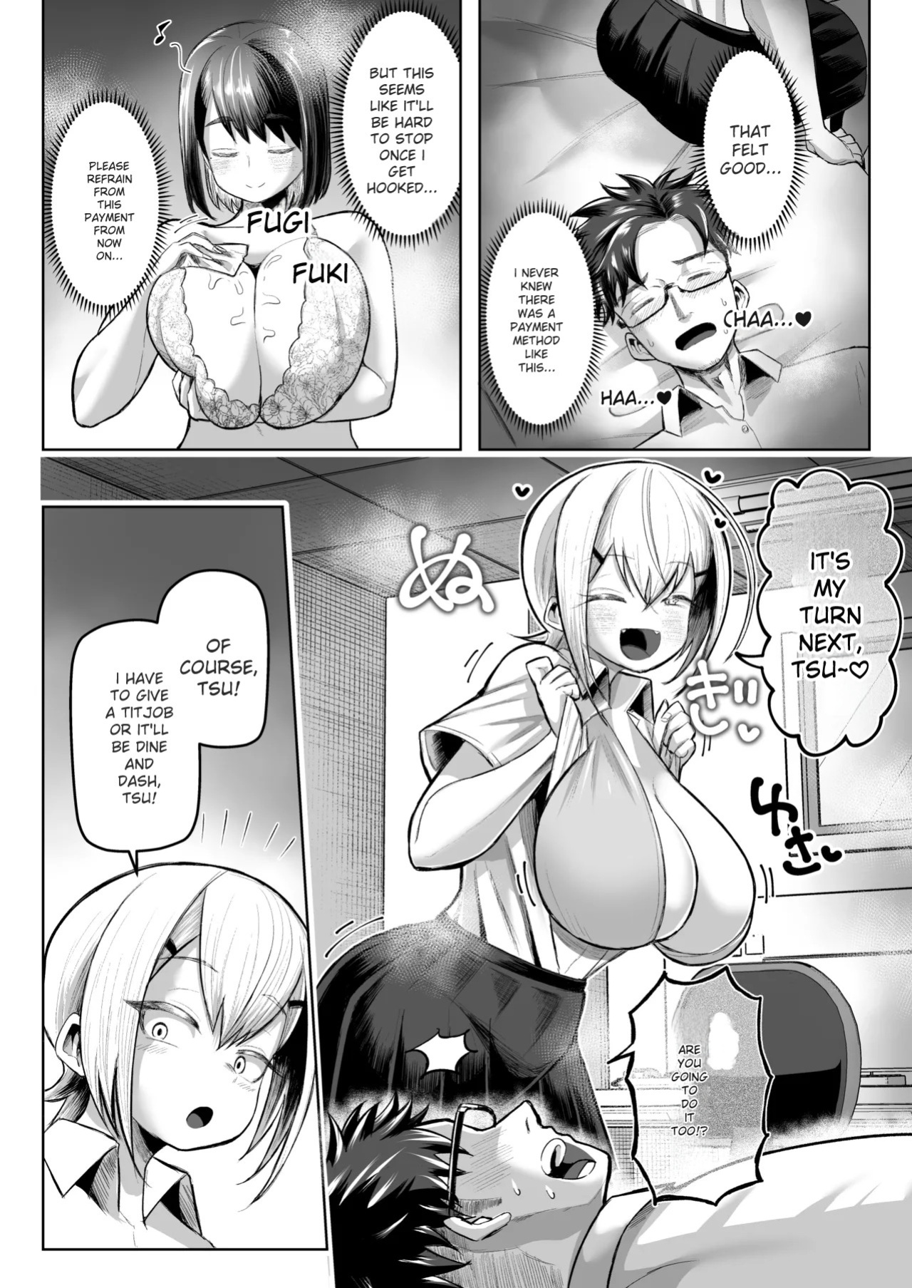 Payment is by paizuri!