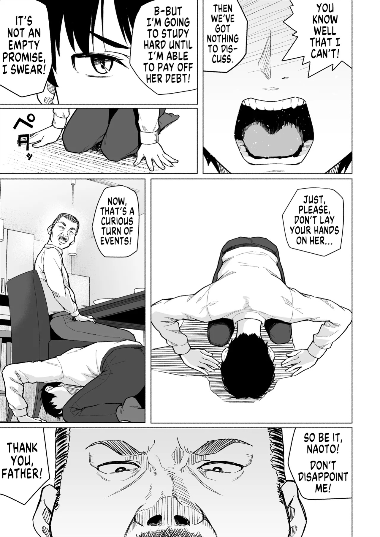 [Chonmage Teikoku (Magekichi)] Osananajimi wa Shakkin no Kata toshite Oyaji ni Dakareru | My Childhood Friend is a Collateral Who Has to Sleep With My Father [MegaFagget]