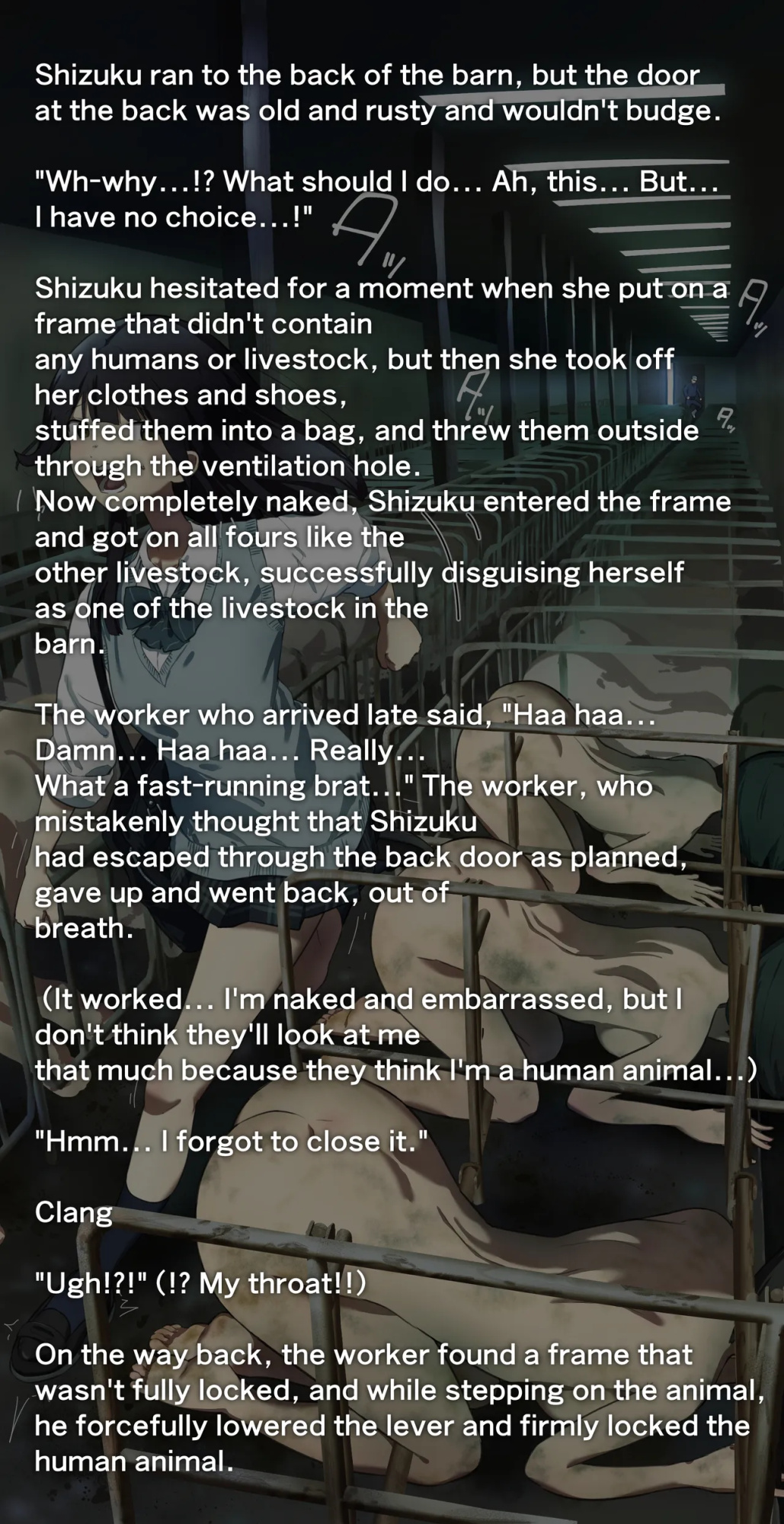 I got lost in the human barn…