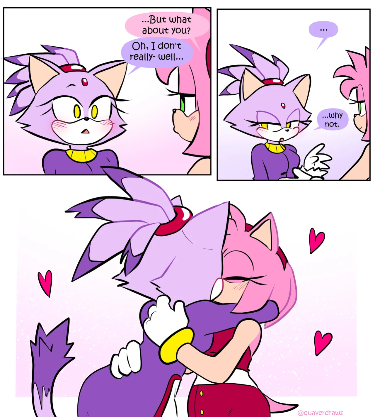 [QuaverDraws (QuaverNSFW)] Amy x Blaze