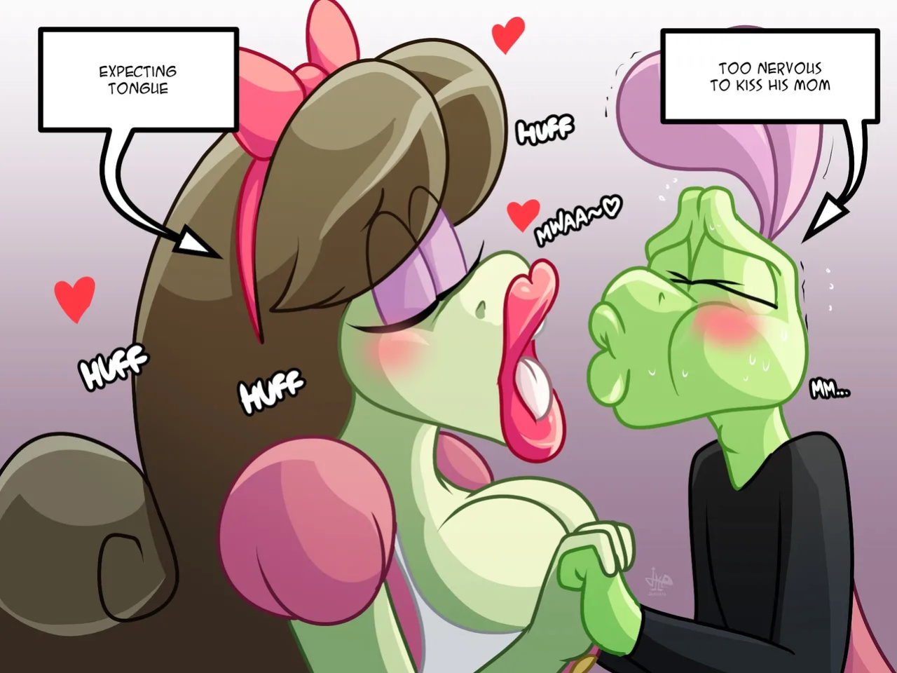 [JAMEArts] She's Expecting Tongue