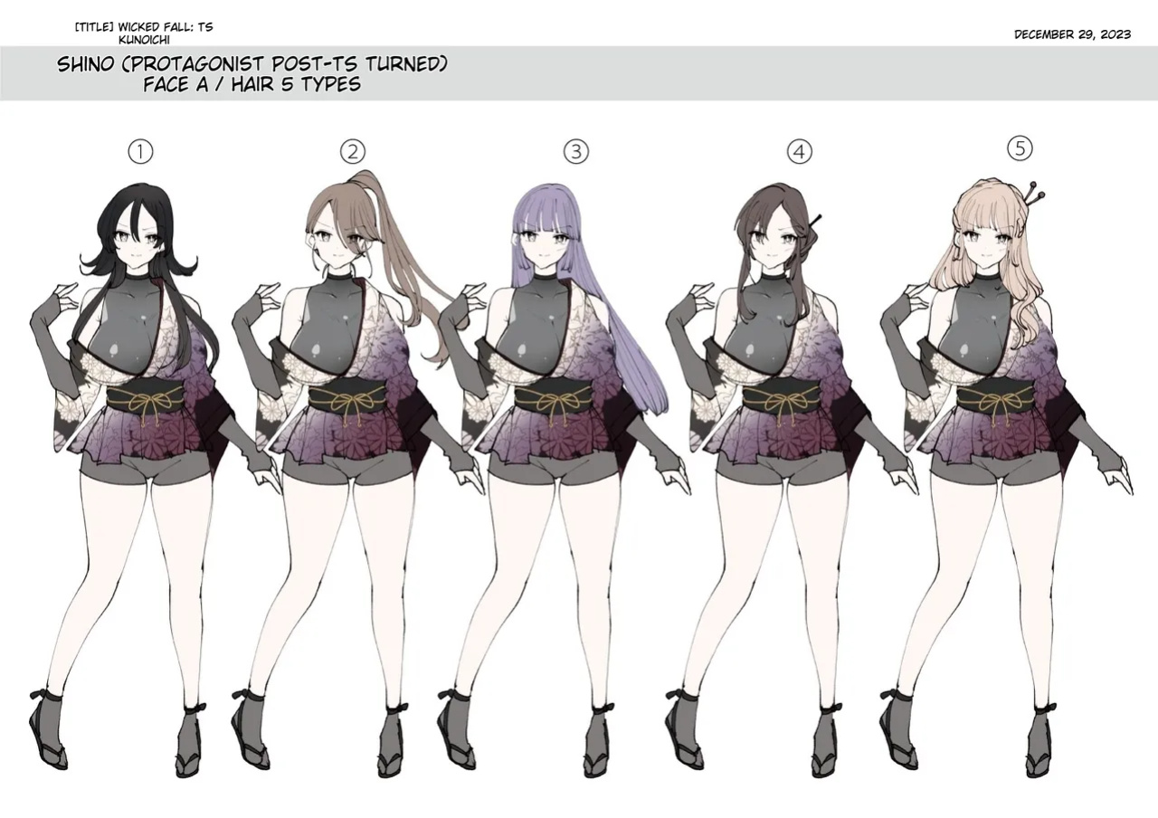 Corrupted Gender-Swapped Kunoichi (For Sale)