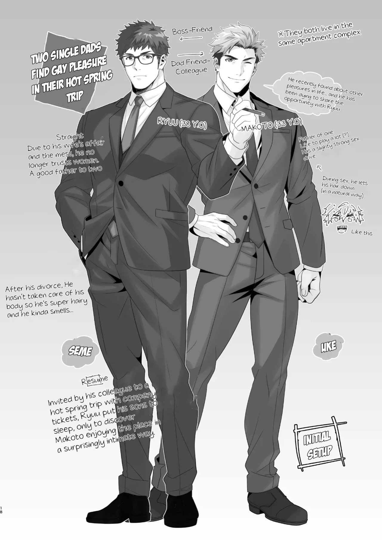 [Hihumi] Shin papa dōshi ga nakayoshi suru manga - A manga where single dads get along [ENG]