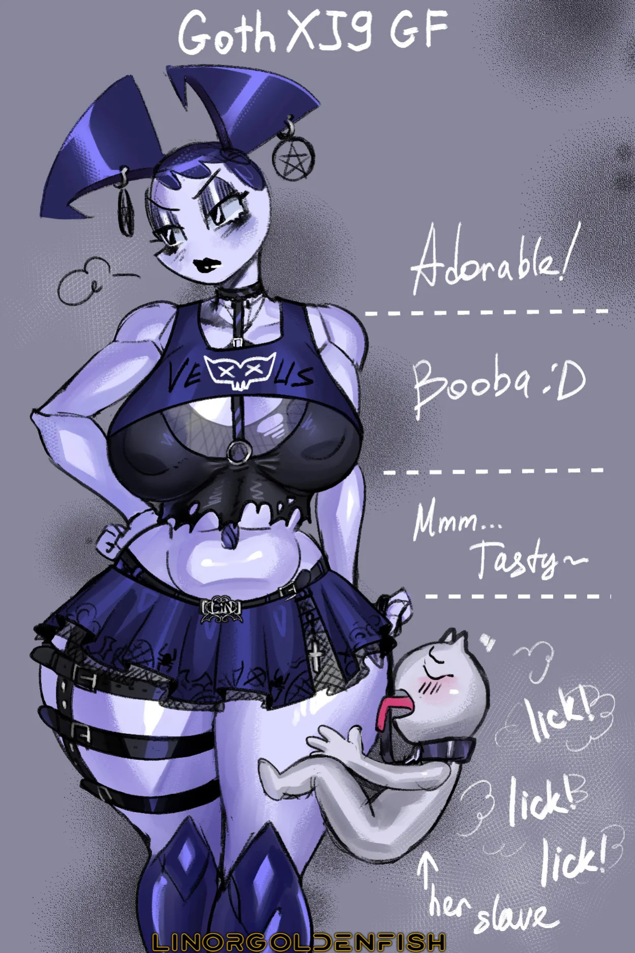 [Linor Goldenfish] GothXJ9 GF (My Life as a Teenage Robot)
