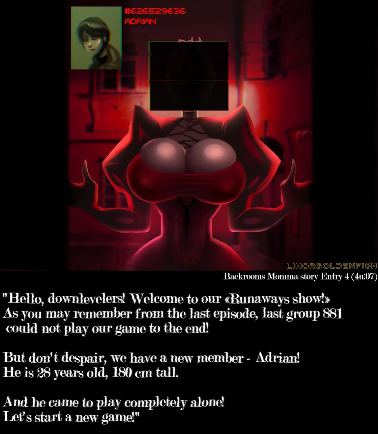 [Linor Goldenfish] Backrooms Momma story