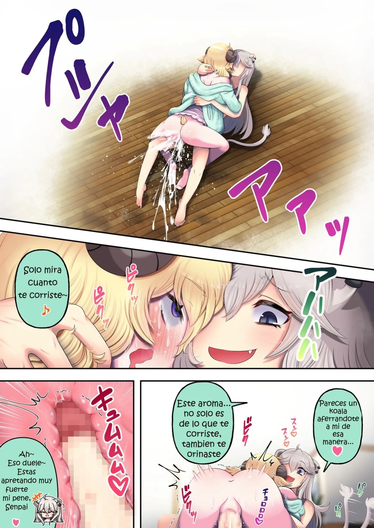 [Minominiya (Minomini)] Futashishi x Wata ♥Lion no Aijou Hyougen Hen♥ | Futashishi x Wata ♥La Expresión de Amor de Lalion♥ (Shishiro Botan, Tsunomaki Watame) [Rabu&Desu translations] [Spanish] [PorLaCultura]