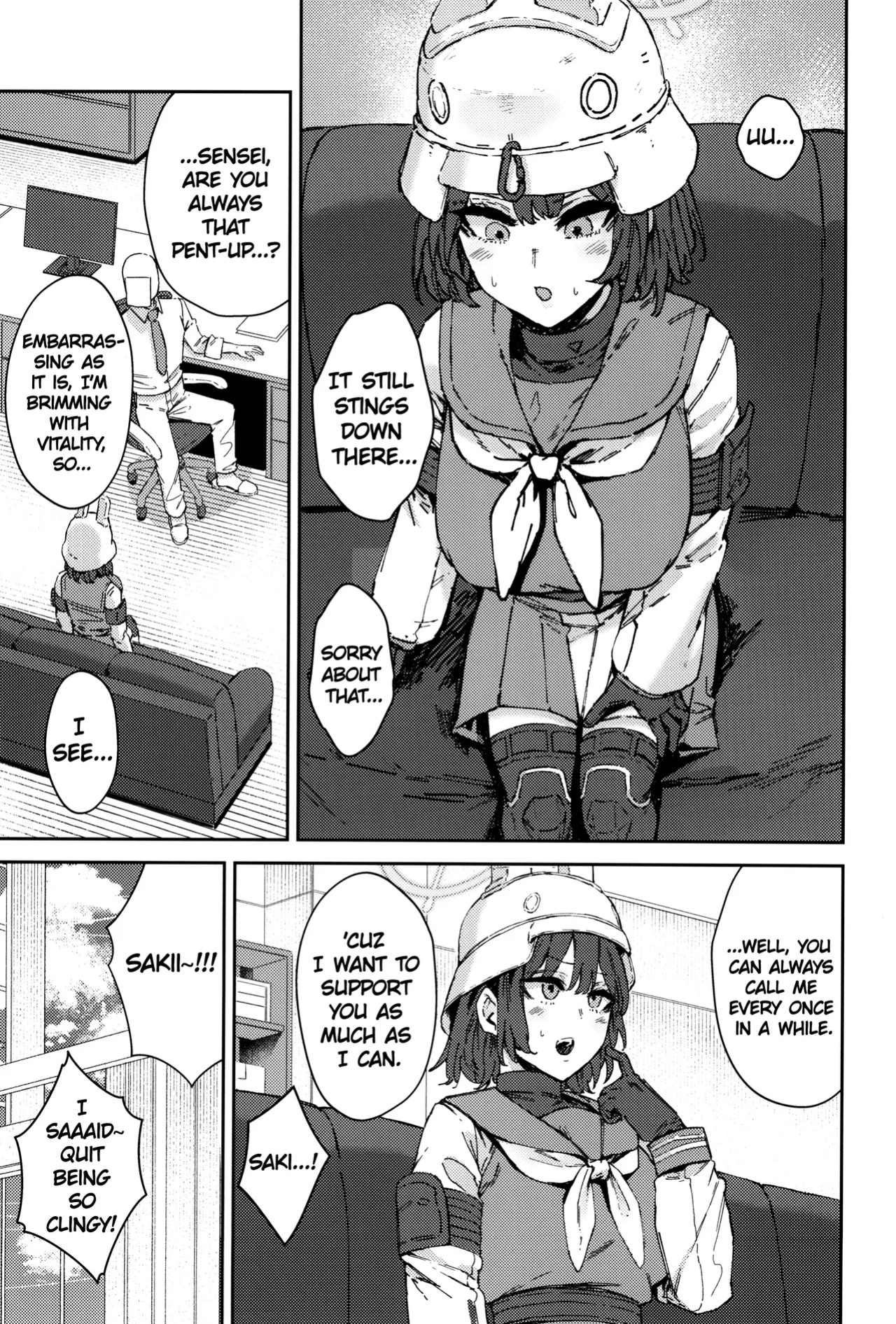[Mandara Ryuuseigun (Signo Mandara)] Schale Senzoku Seishori Touban | Schale's Dedicated Sexual Relief Liaison (Blue Archive)