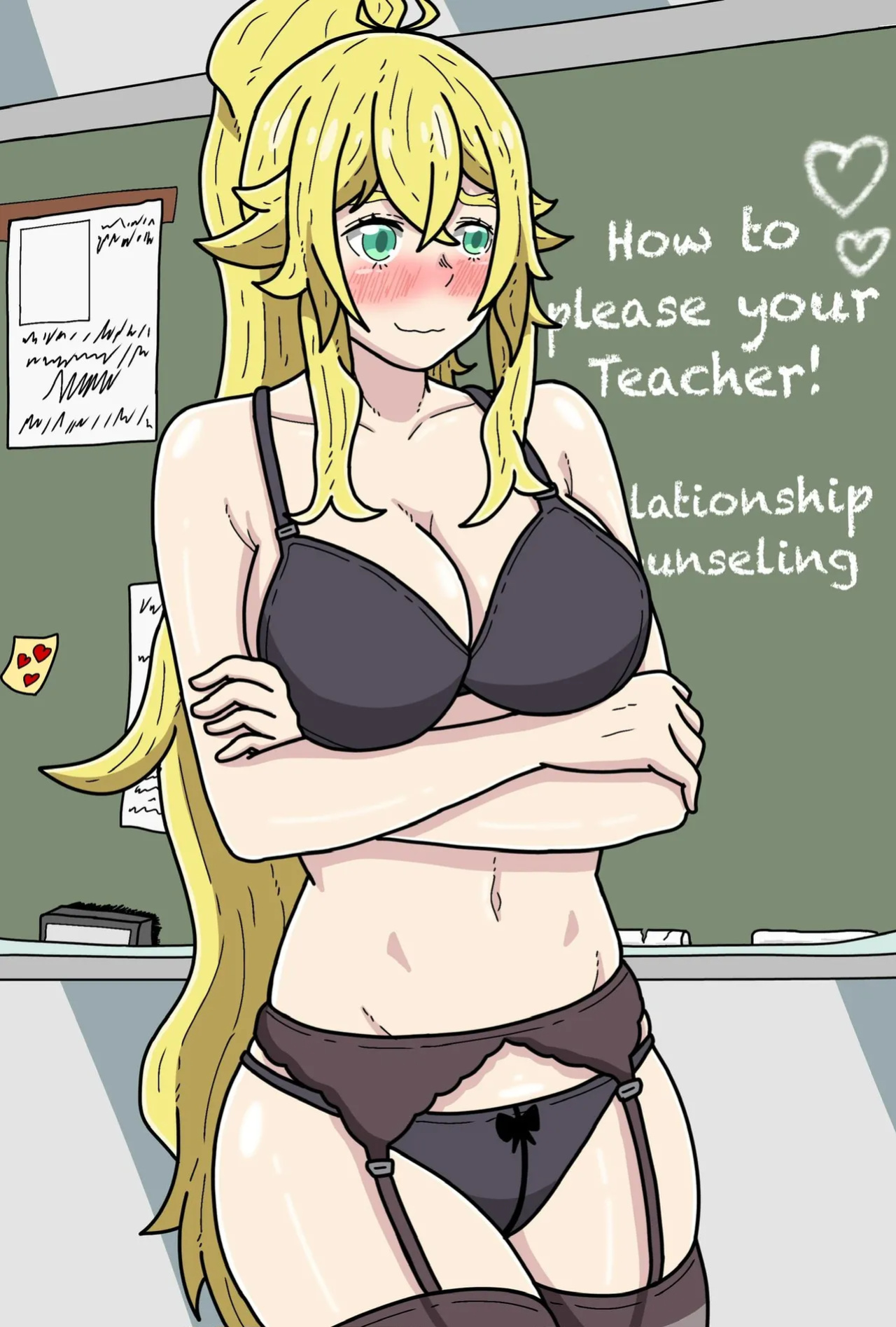 [ApoelaYoshi7] Frederica-Sensei calls for Subaru after class (Re:Zero)