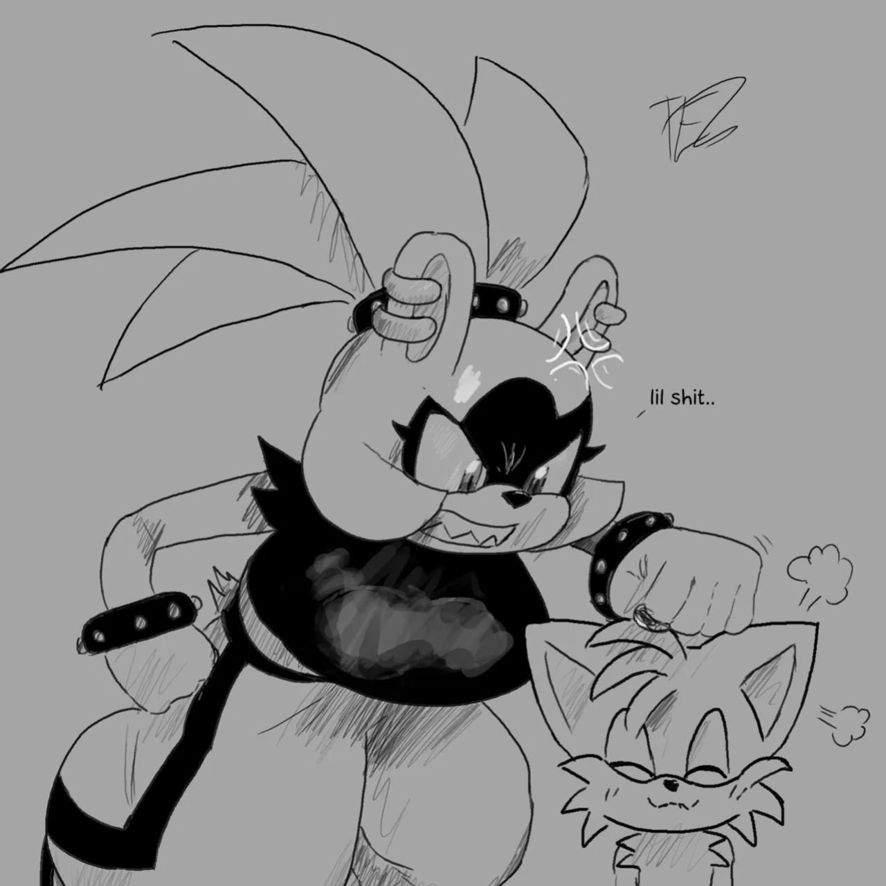 [TezzyTazuka] Surge's kind of Headlock (Sonic the Hedgehog)
