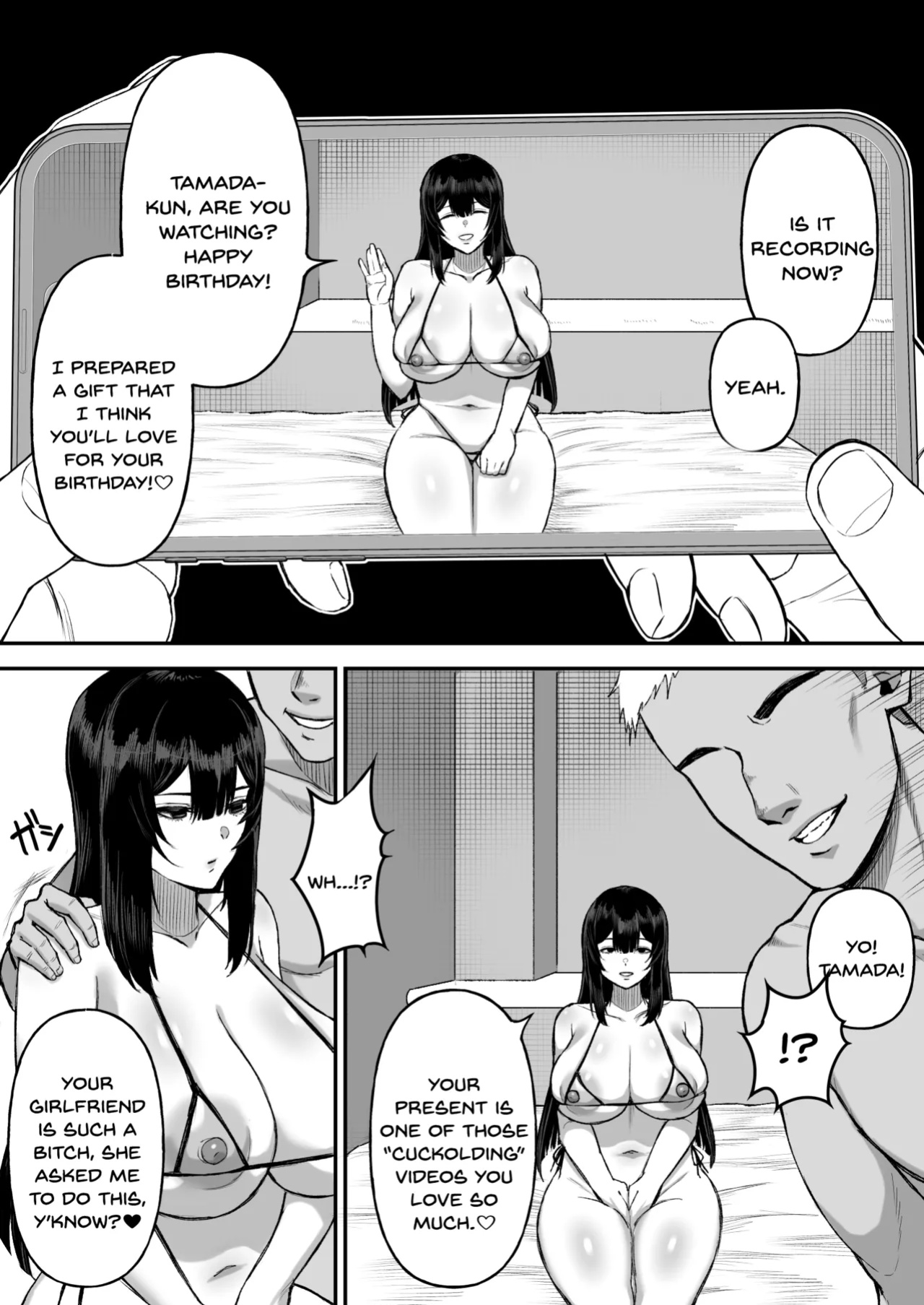 [Ore no Sasakure (Gamogamo)] Ai no omoi Kanojo wa boku no Tameni hame tori o Tottekitekureru [SDTLs]
