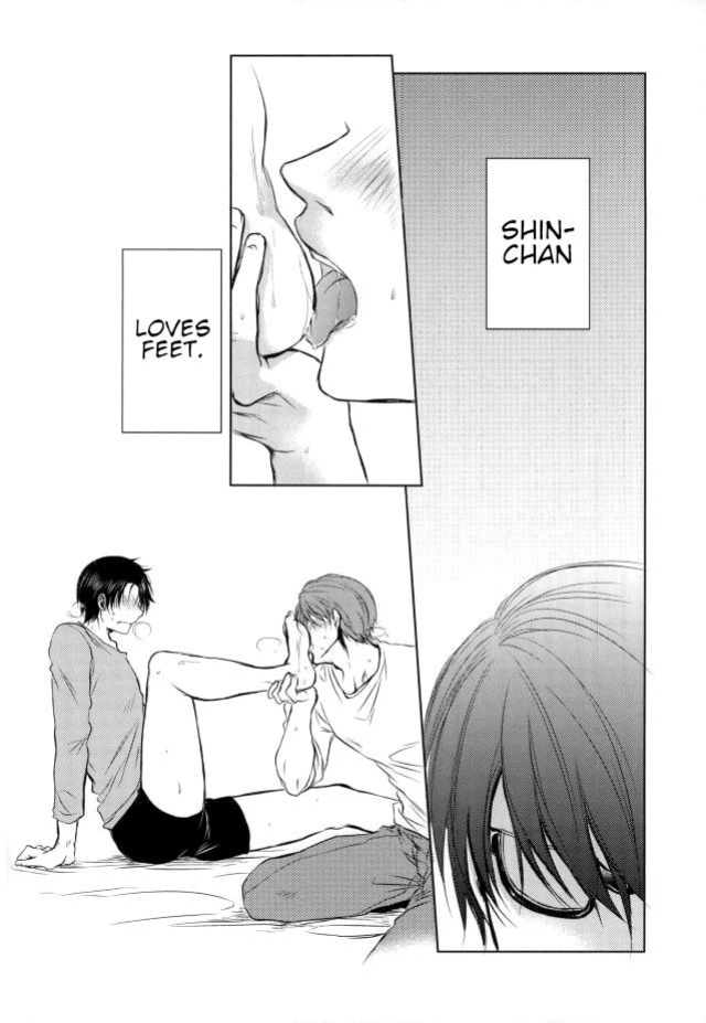【Rakuban】 Shin-chan's Foot Fetish