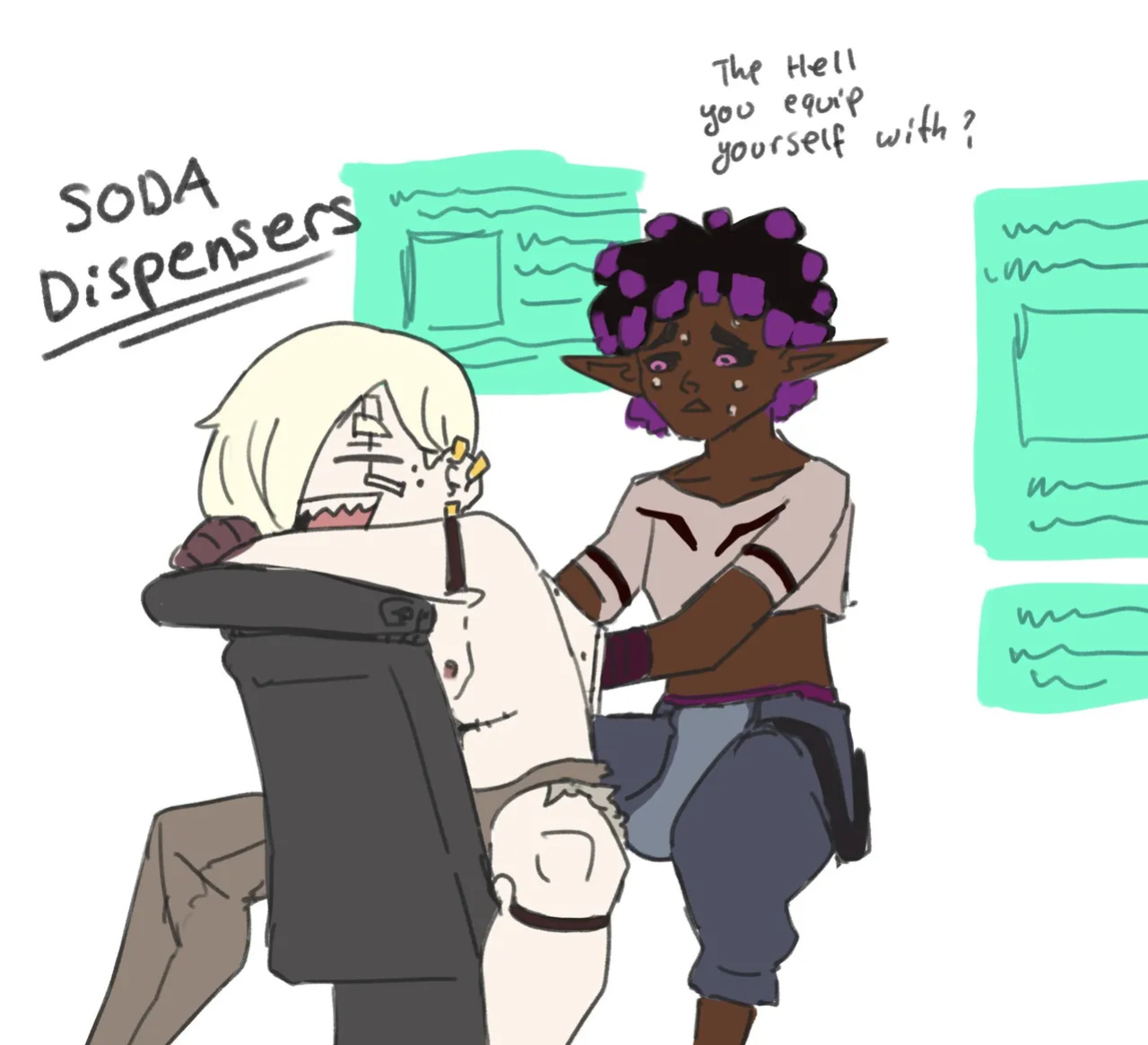 [BurntArt] Noel and Friends (OC BurnArt)