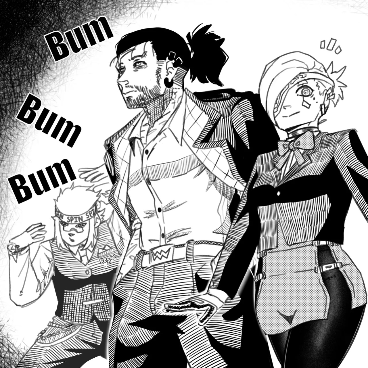 [BurntArt] Noel and Friends (OC BurnArt)