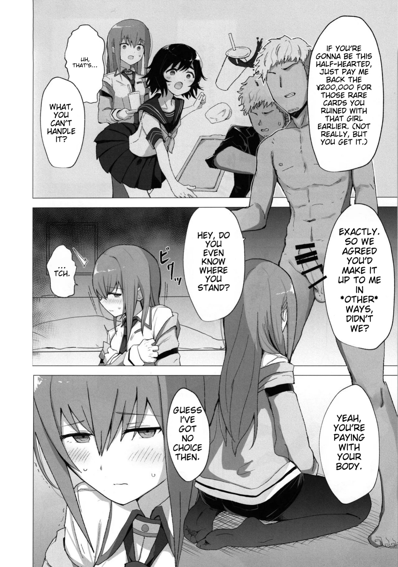 (C101) [Coffee no Mori (kahlua)] Chinpira-Kun ni Mechamecha ni Sareru Kurisu-Chan no Ero Hon (Steins;Gate) [AI Translated]