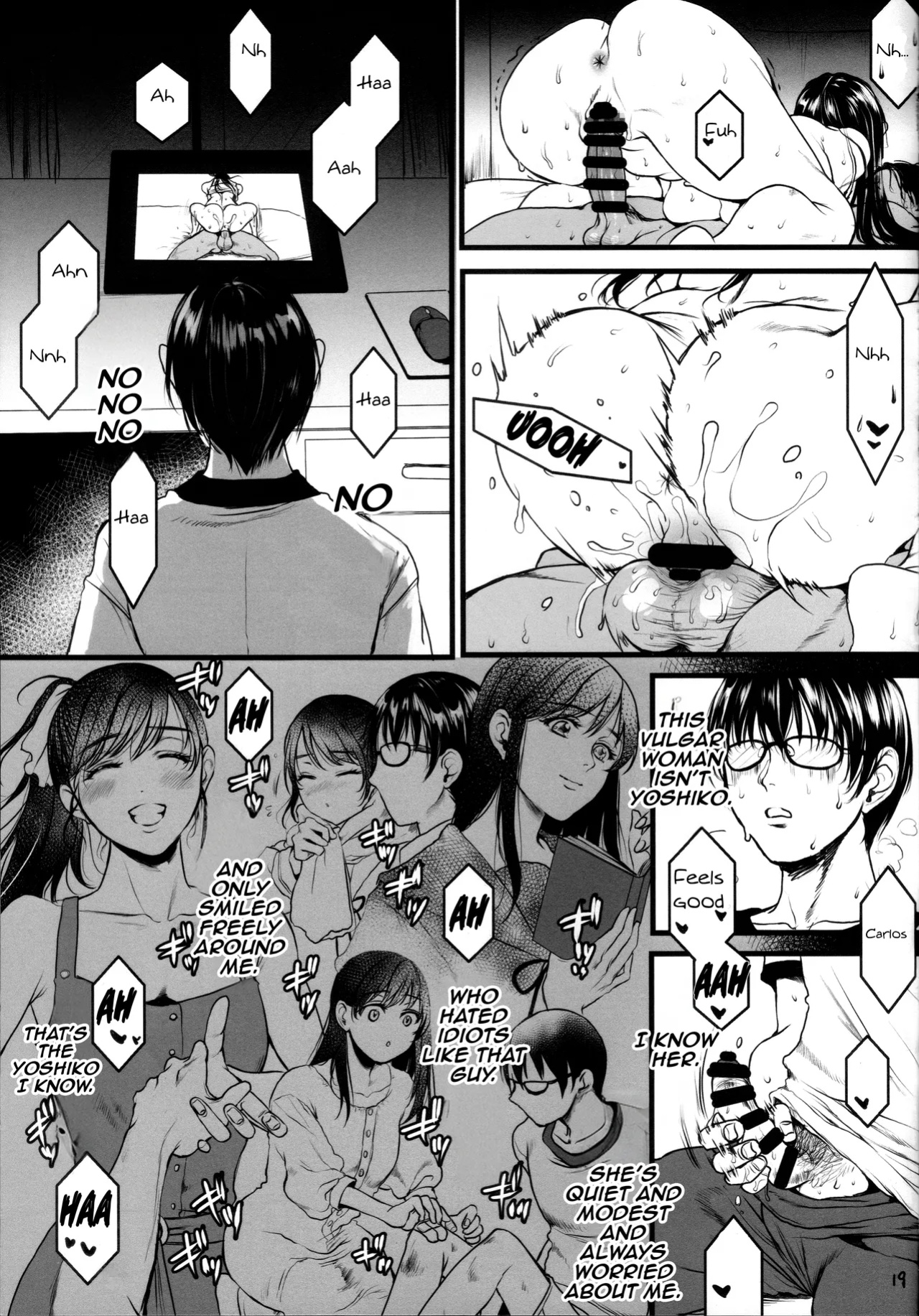 (C100) [Flieger (Ten)] Boku no Yoshiko no Hazudatta. Zanteiban | She was supposed to be my Yoshiko - Temporary version [Aishi21]