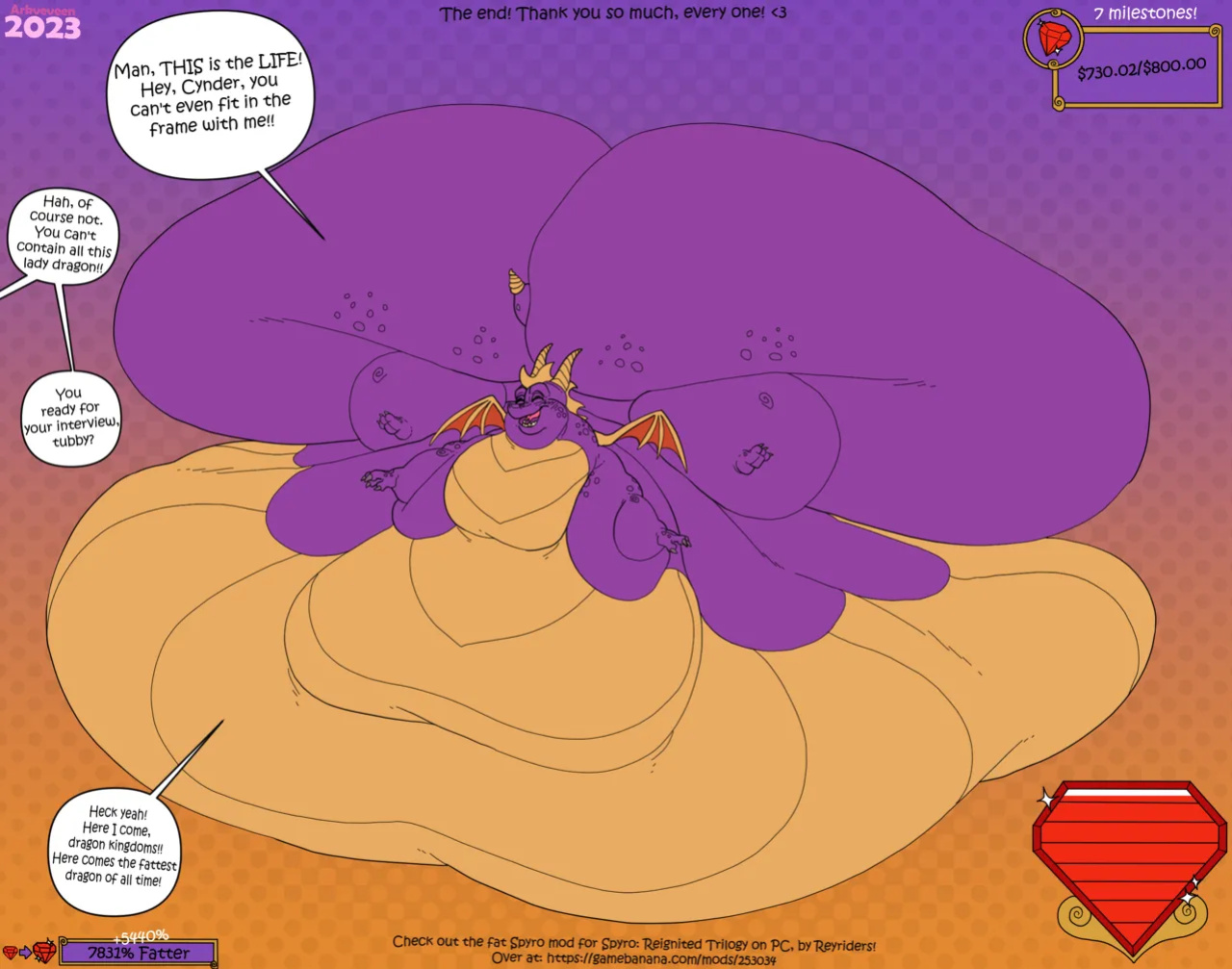 [Arkveveen] Supersized Spyro Weight Gain Drive