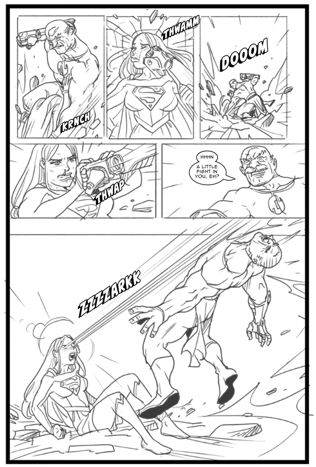 [Pegasus] Supergirl vs Conquest