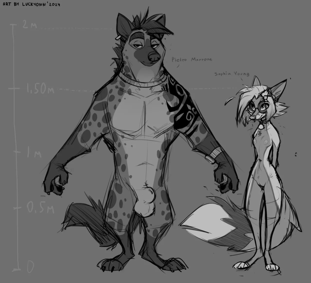 [LuckyOnn] Small and White Big and Black (W/ Extras)