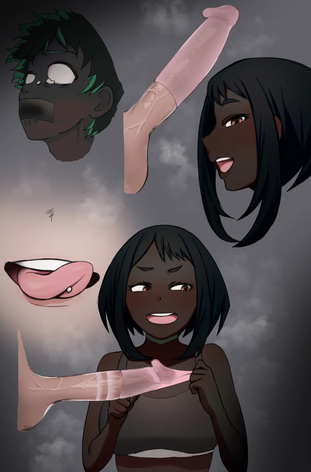 Black Uraraka Bleached (english)