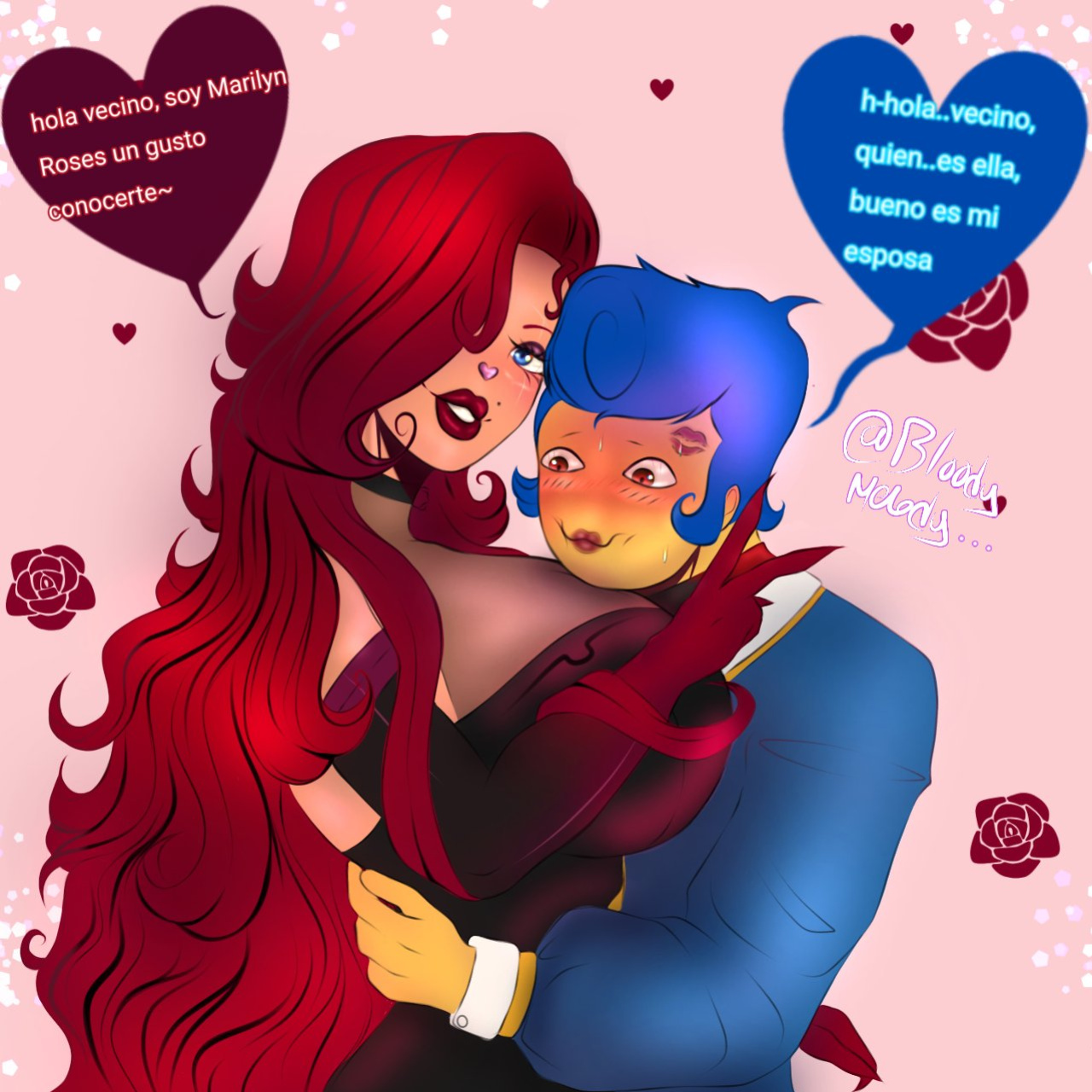 Artist:bloody_melodyy (ocs) Marilyn rose